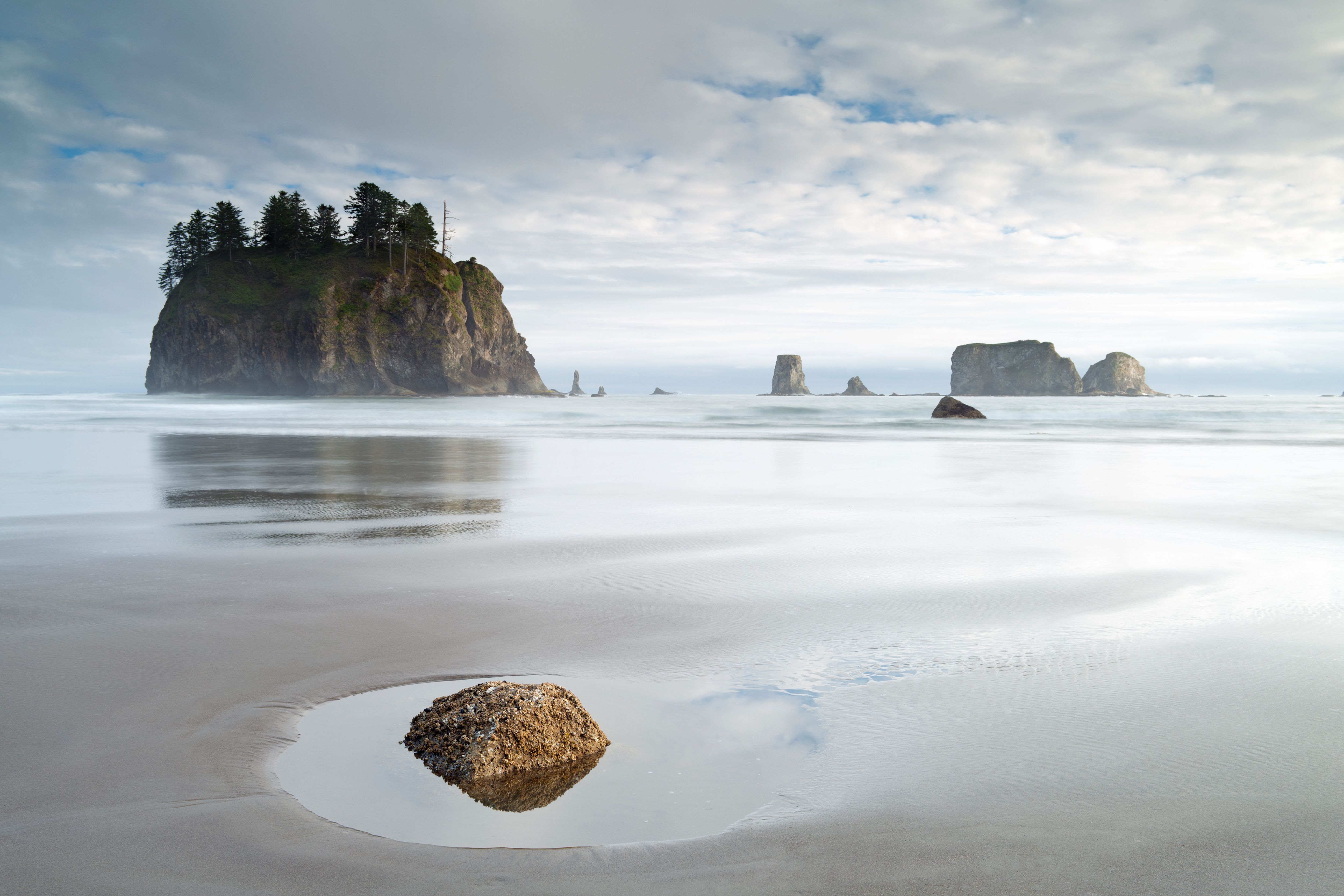 Der Strand "Second Beach" im Olympic Nationalpark, Washington