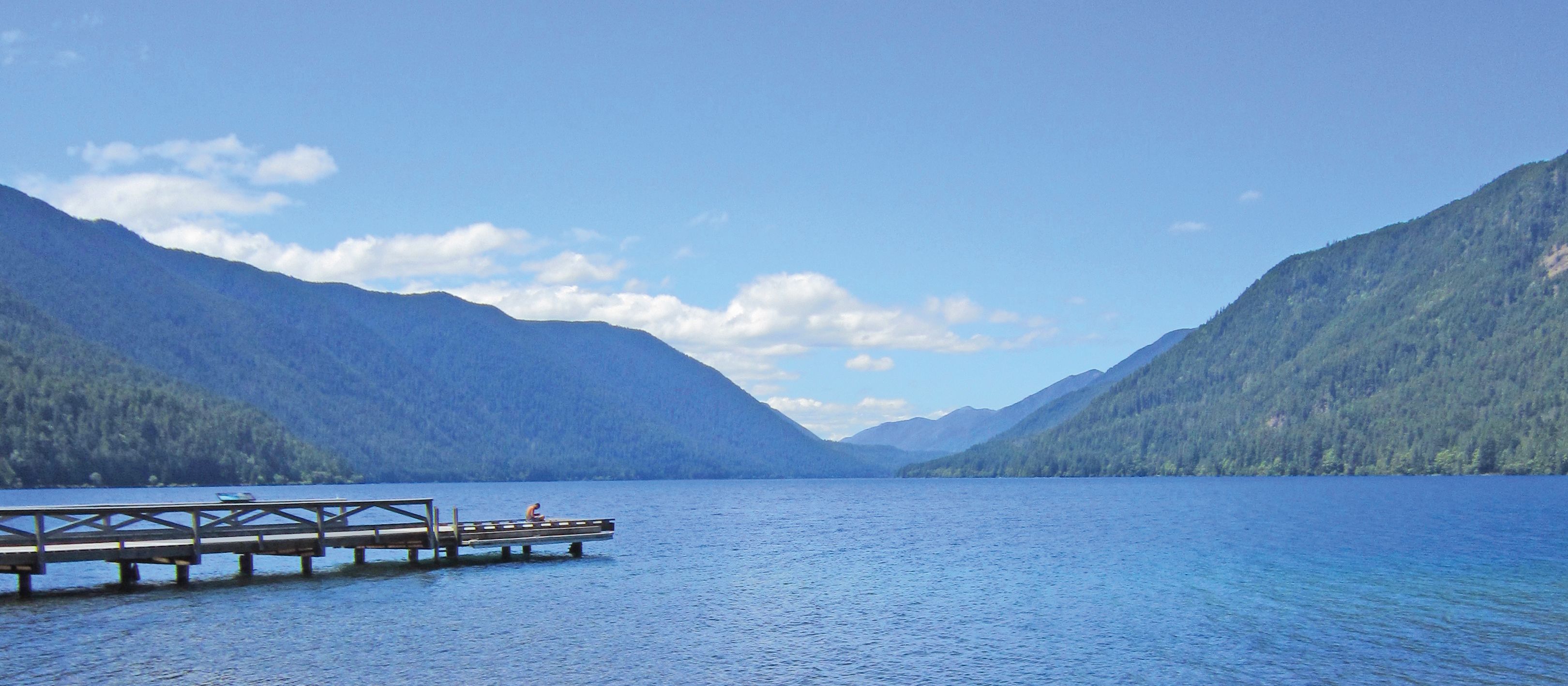 Lake Crescent Kanus am See