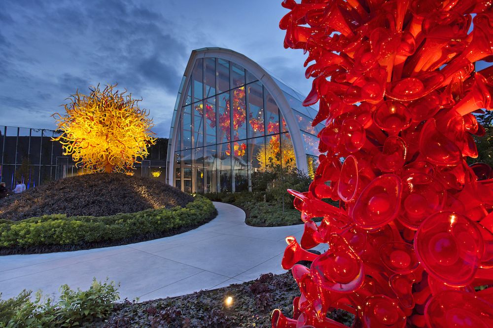Das Chihuly Garden and Glass Museum in Seattle