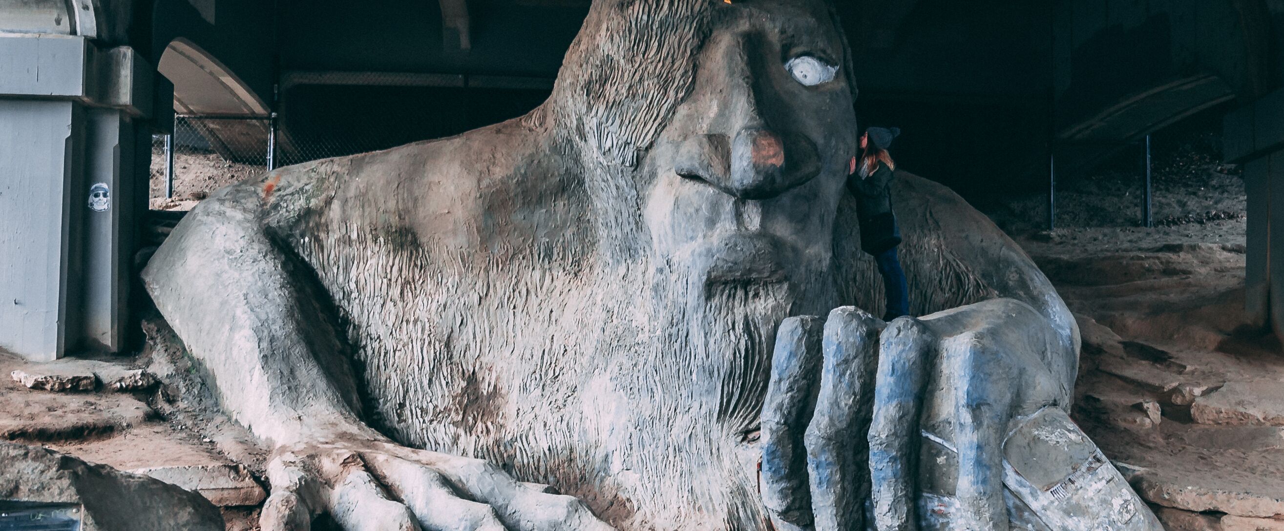 Die skurrile Freiluftskulptur Fremont Troll