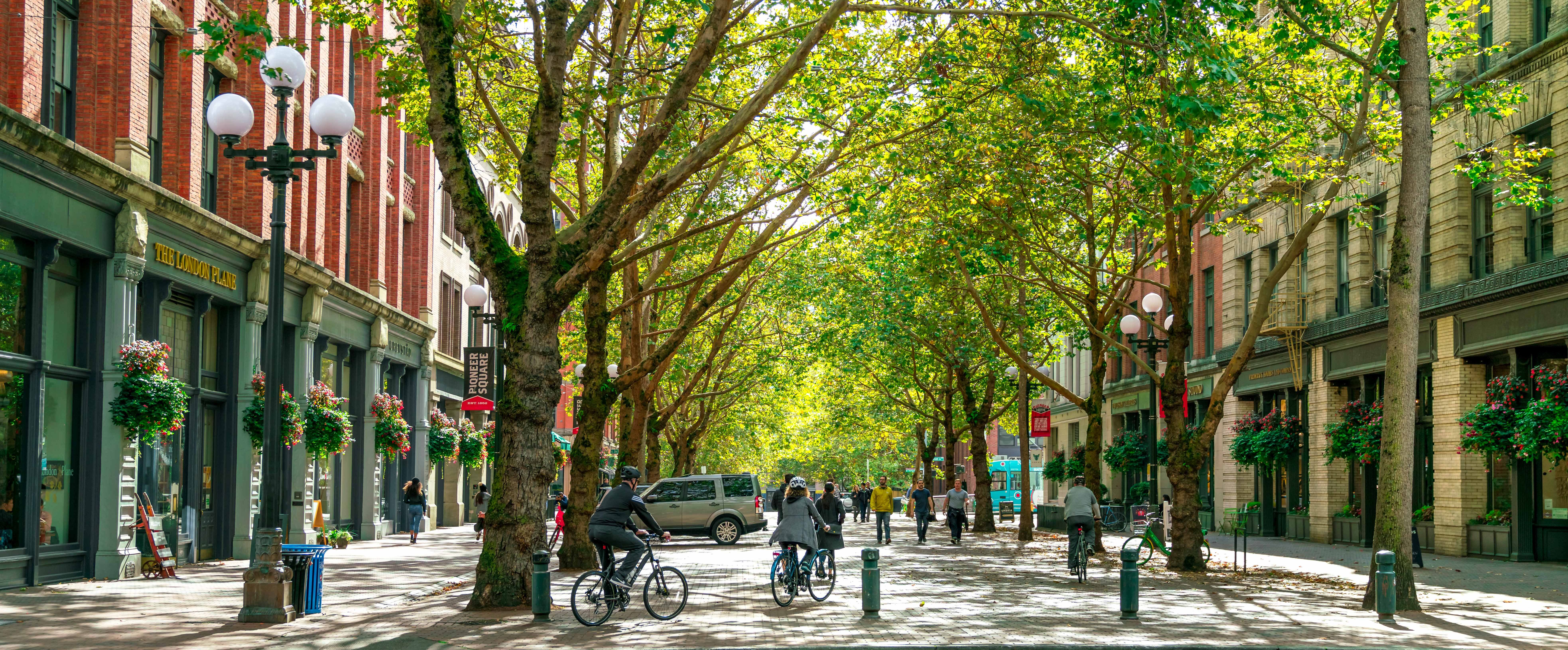 Idyllle im Viertel Pioneer Square