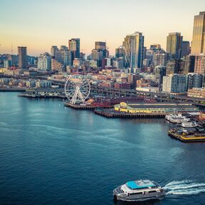 Seattles Waterfront an der Elliott Bay