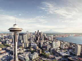 Die Skyline von Seattle