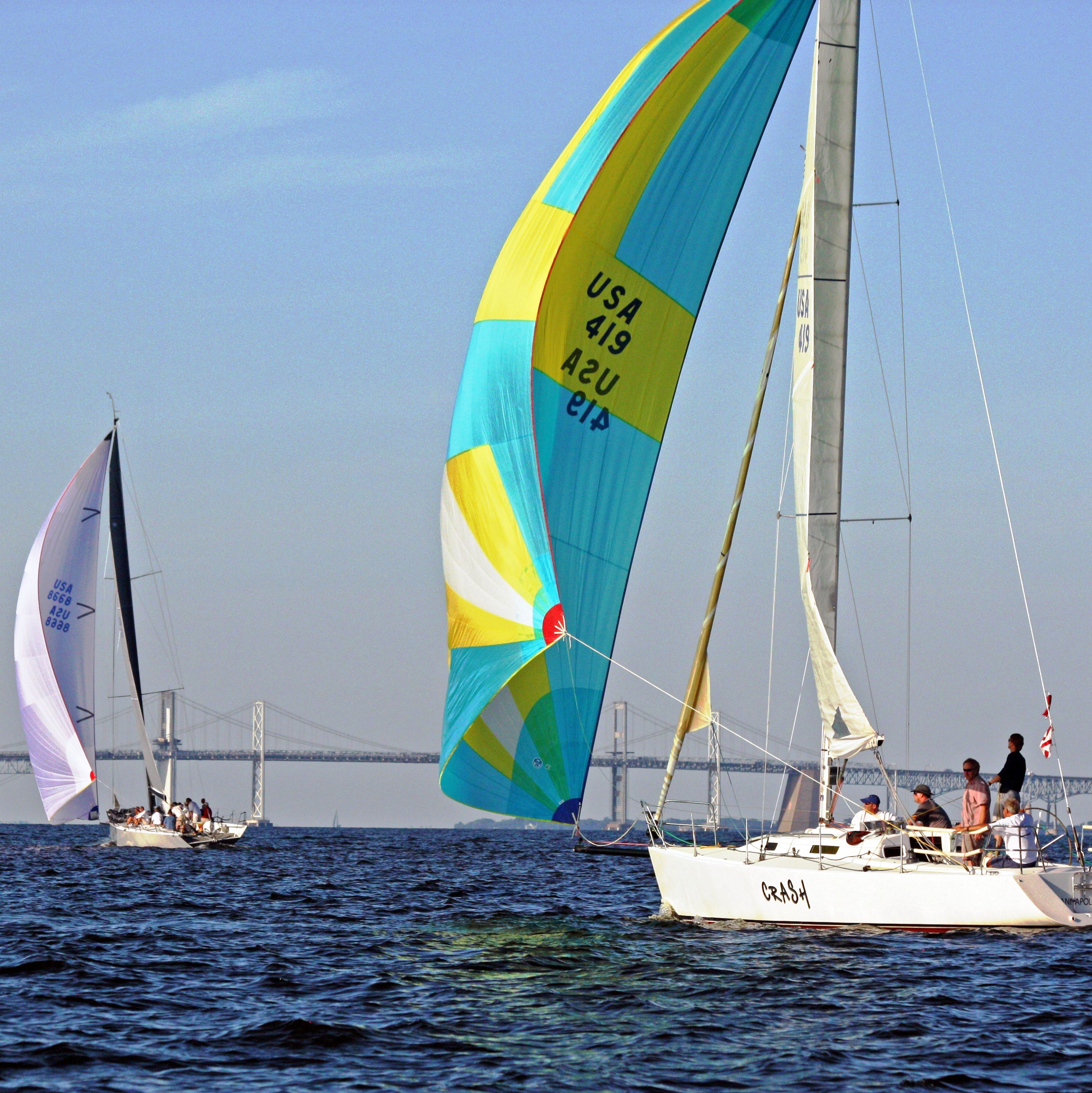 Segler auf der Chesapeake Bay