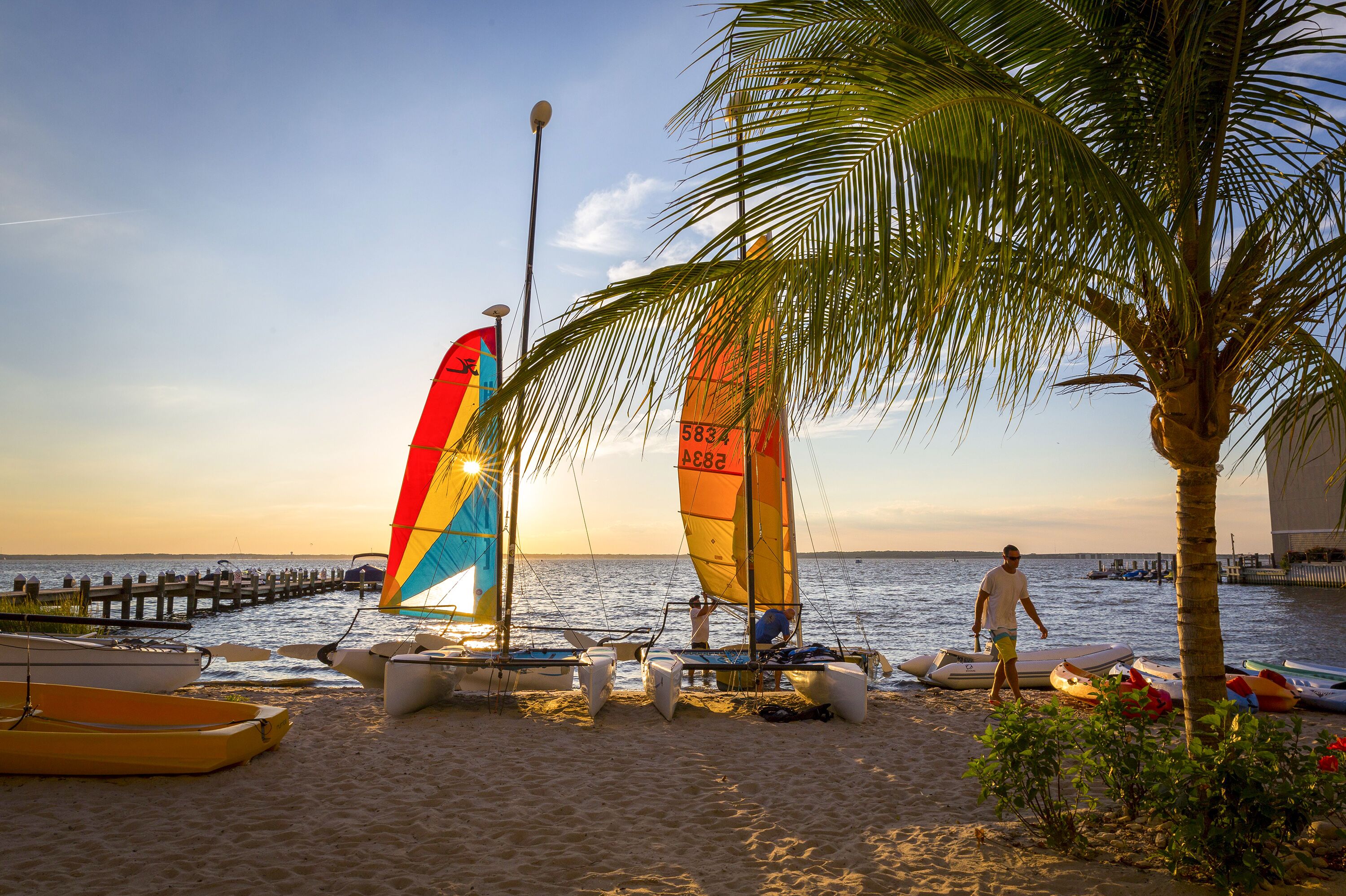 Strand von Ocean City, Maryland
