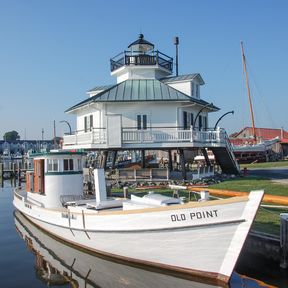 Das Chesapeake Bay Maritime Museum in St. Michaels, Maryland