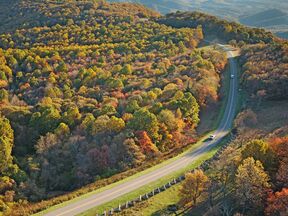 Rocky Knob Recreation Area auf dem Blue Ridge Parkway
