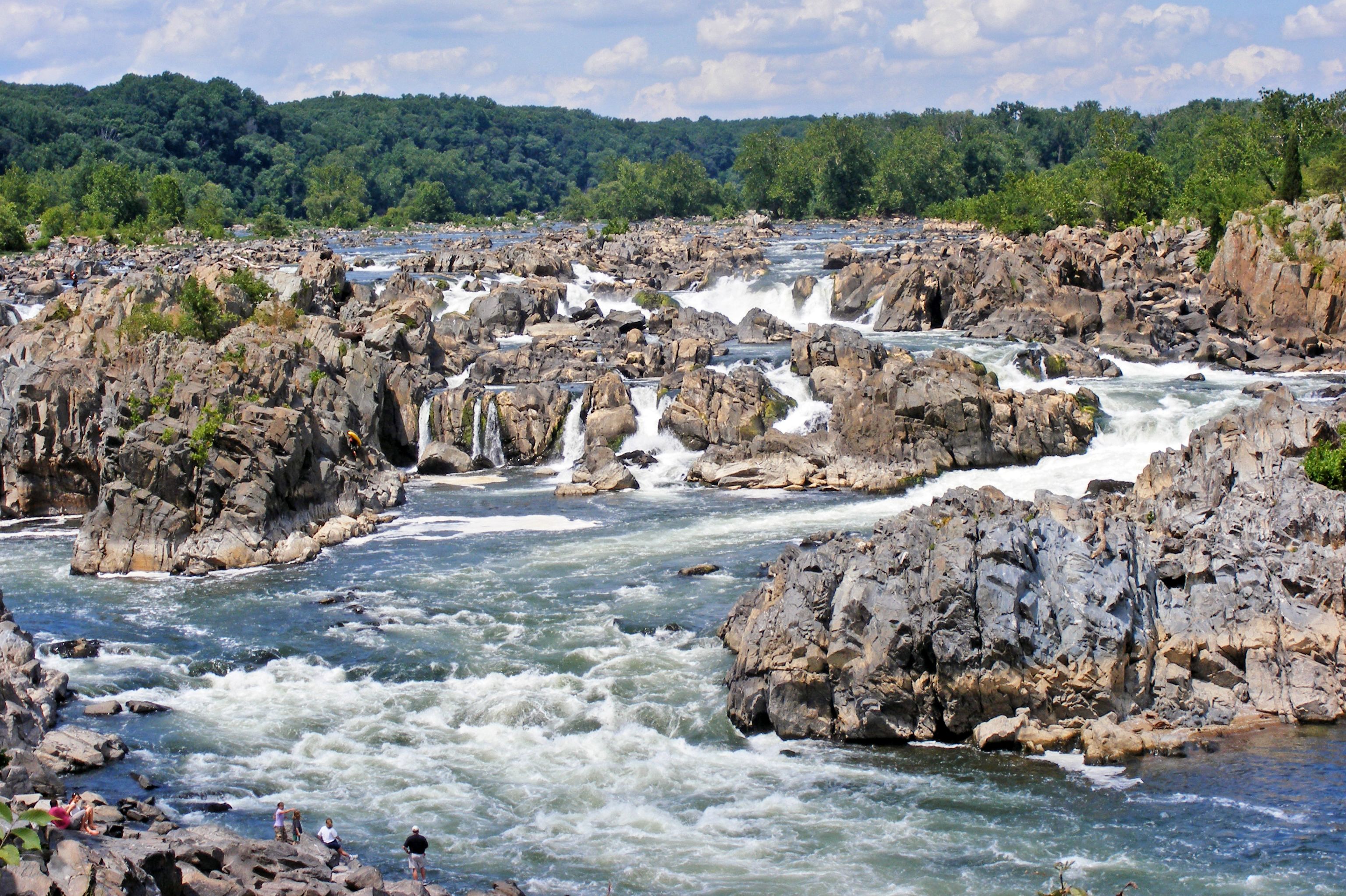 Blick auf die Great Falls