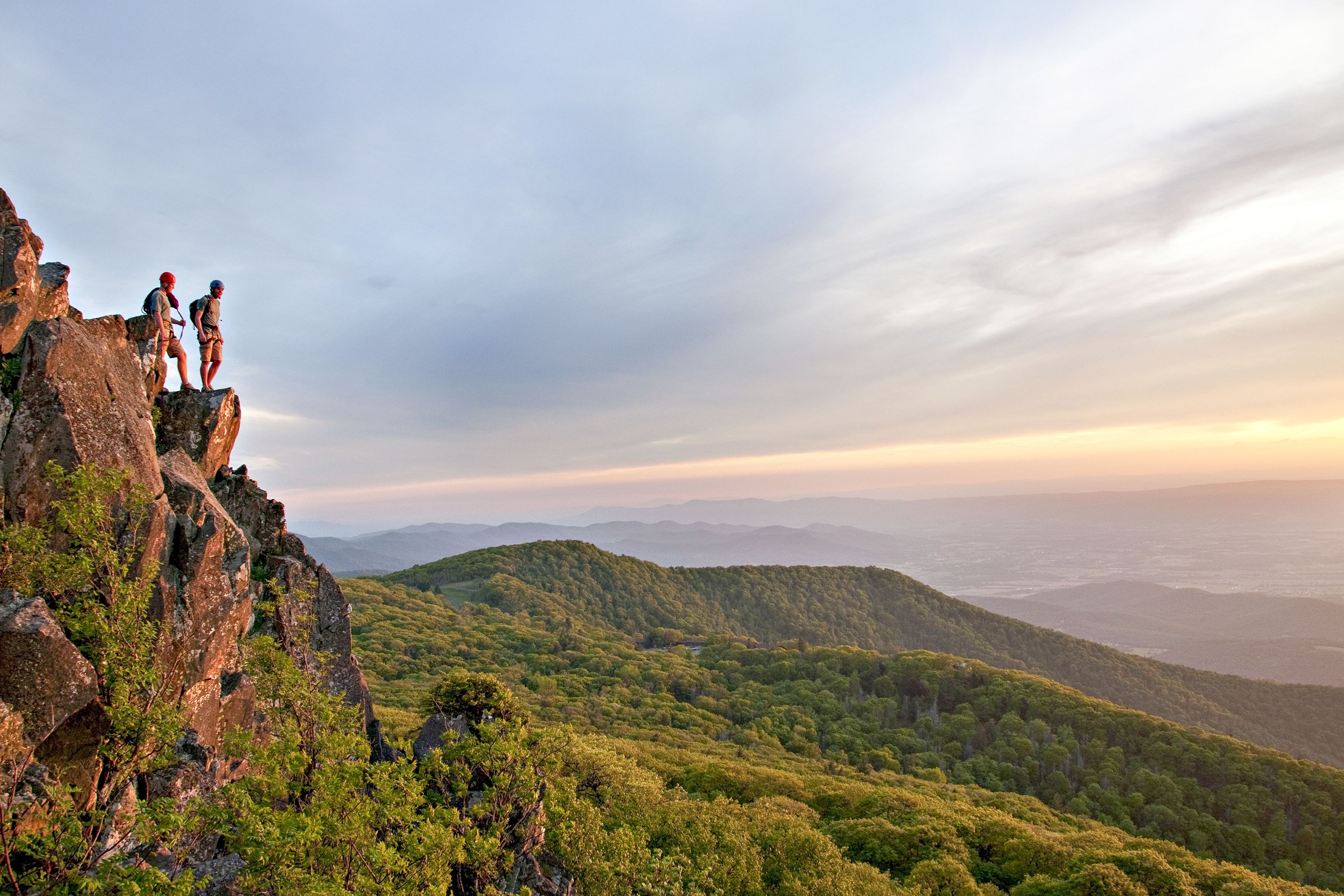 Den Ausblick des Shenandoah-Nationalpark genieÃŸen