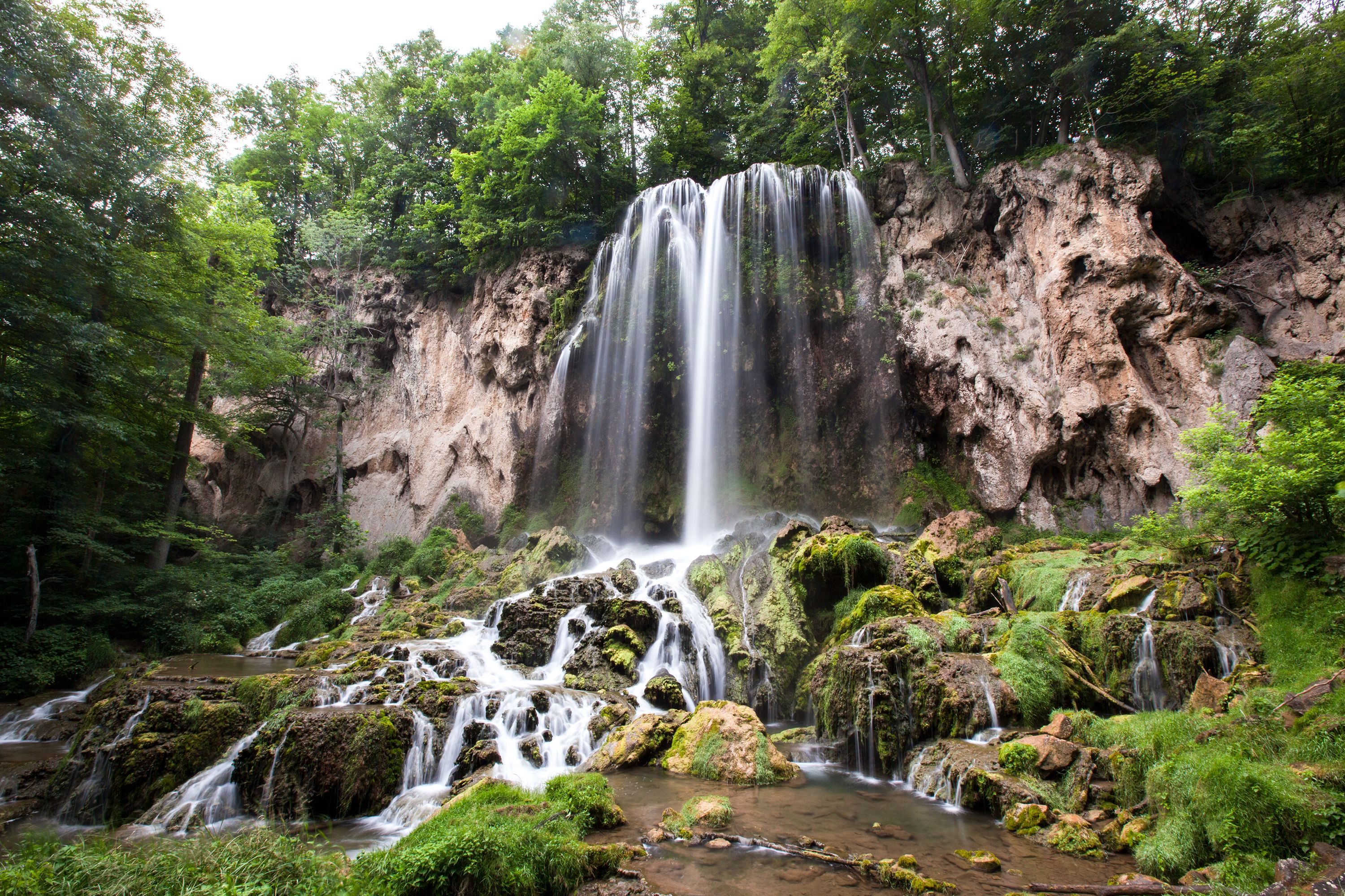 Ein Wasserfall im Shenandoah Nationalpark in Virginia