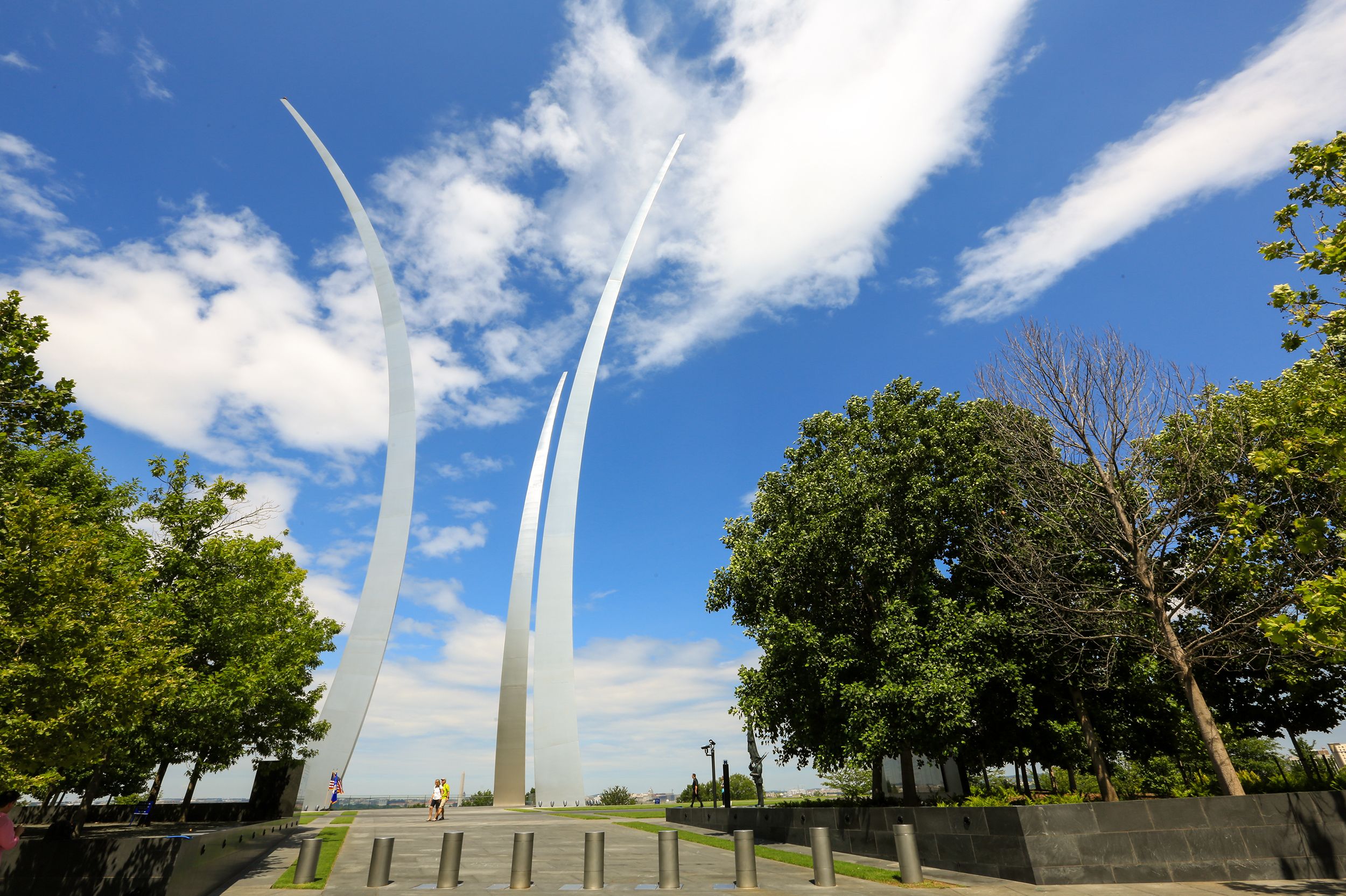 Das US Air Force Memorial in Arlington, Virginia