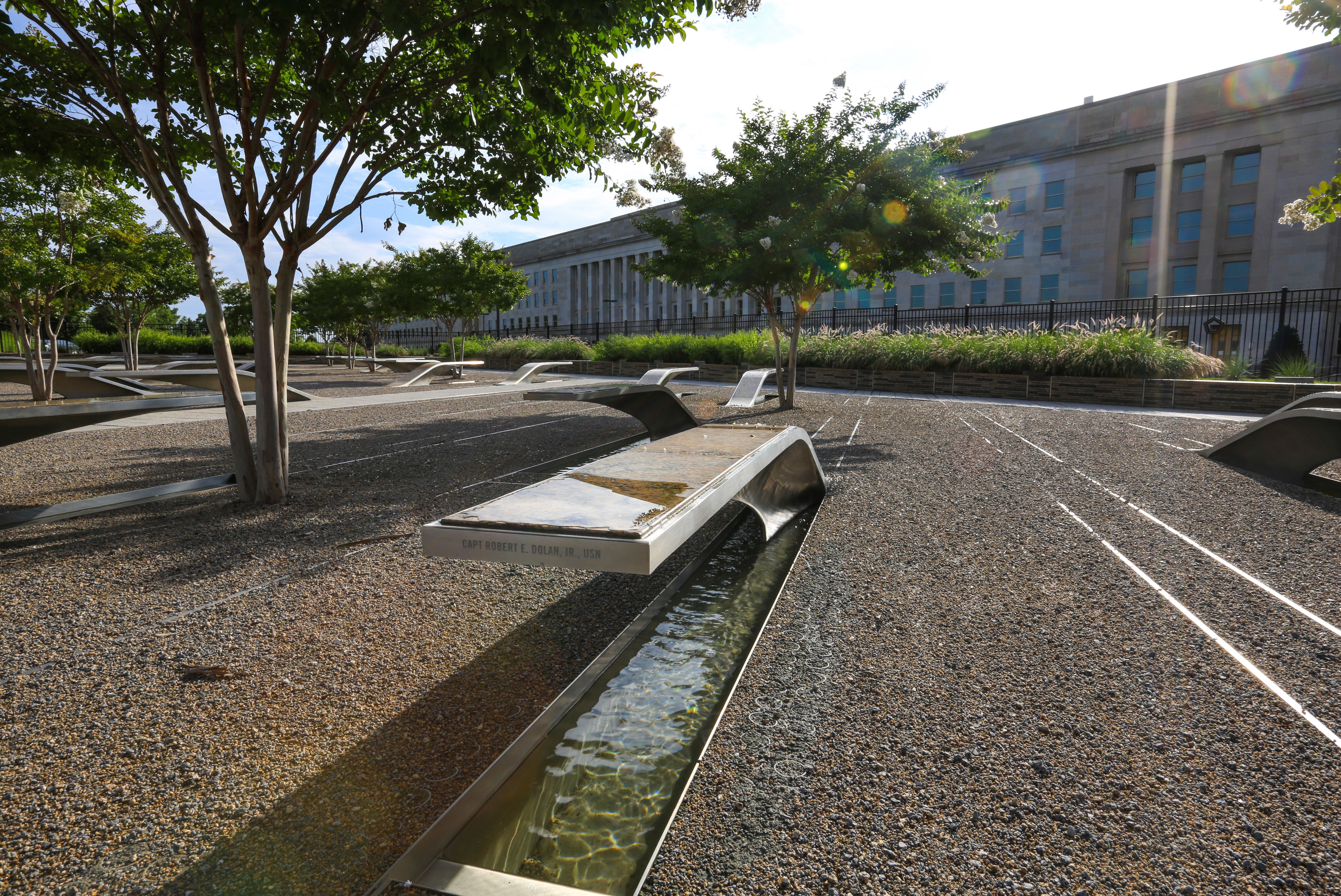 Das Pentagon-Denkmal in Arlington