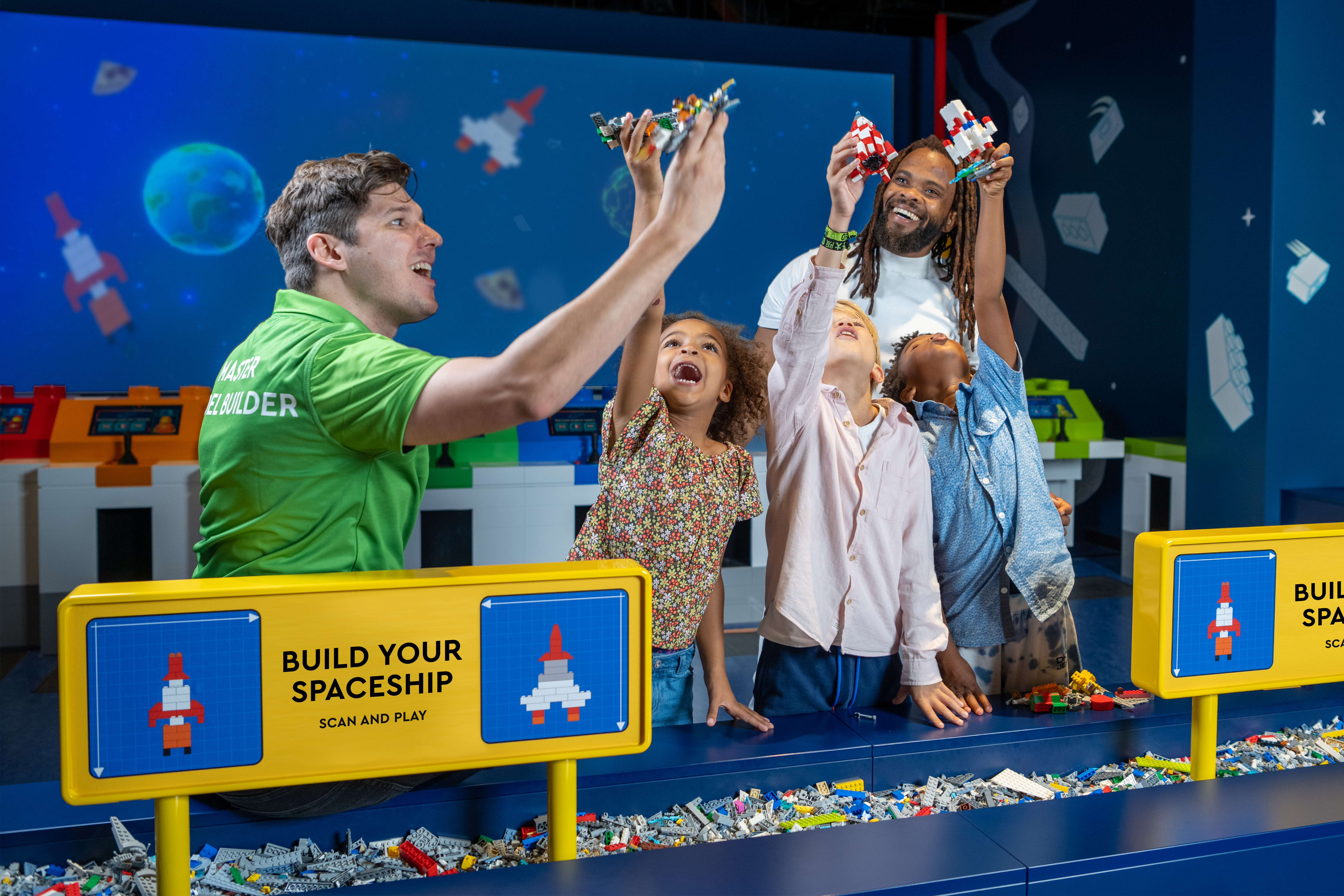 Eigenes Spaceship bauen im LEGO Discovery Center Washington, D.C.