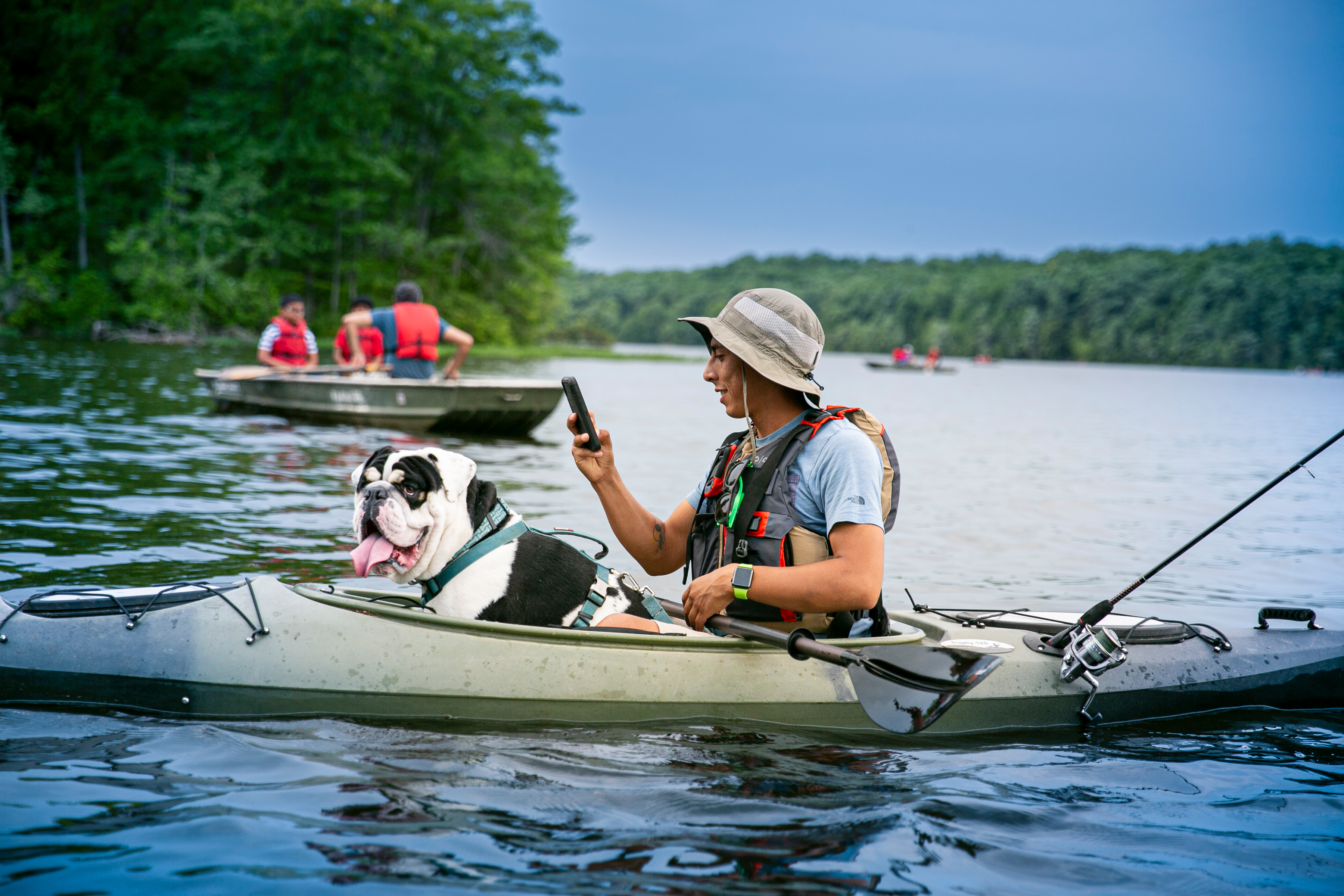 Kajaken im Burke Lake Park