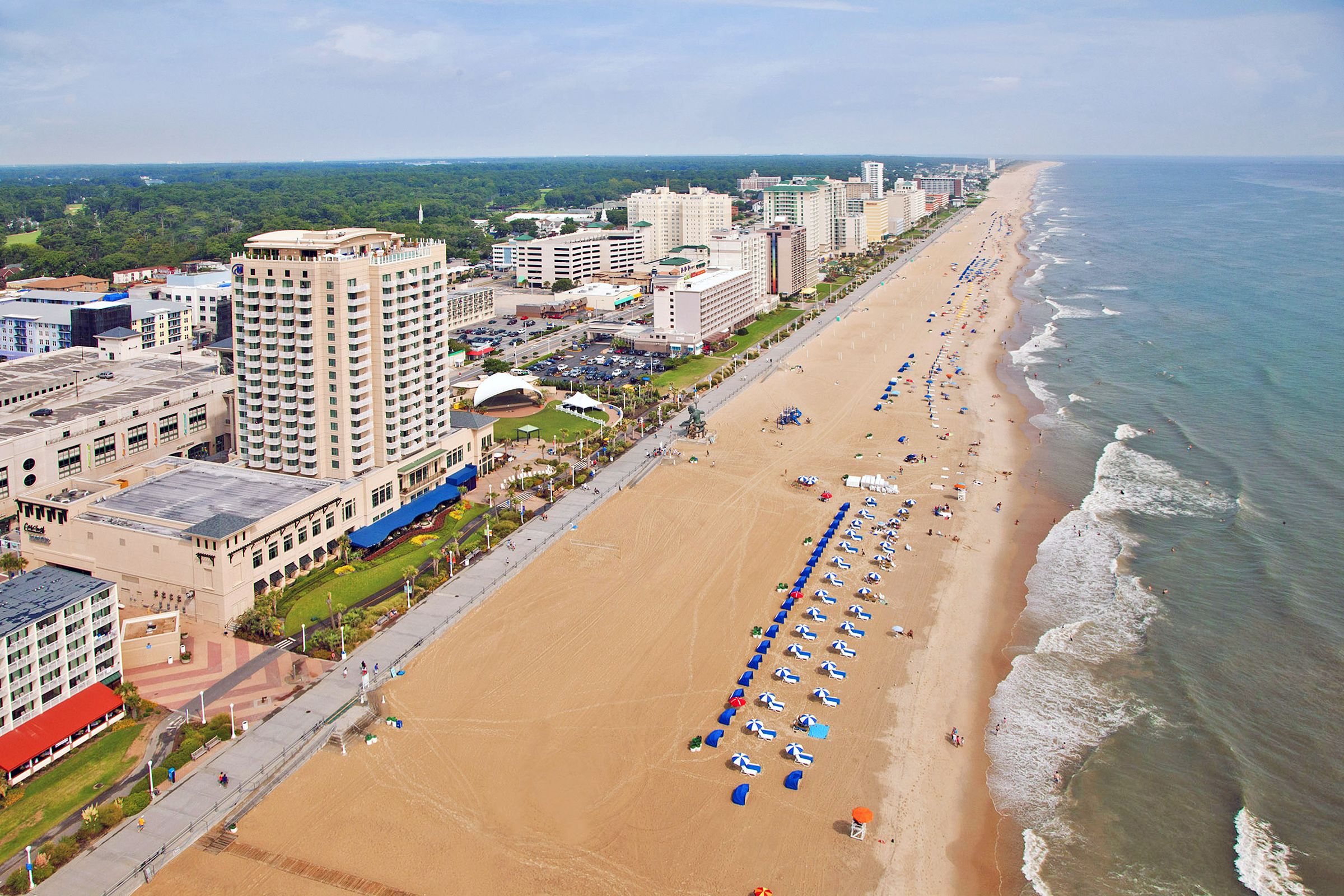 Strandpromenade von Virginia Beach