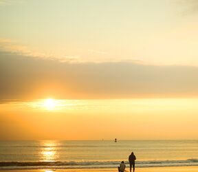 Sonnenuntergang am Virginia Beach