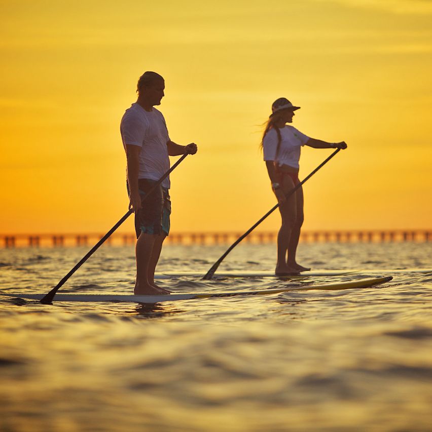 Stand Up Paddling in der Chesapeake Bay