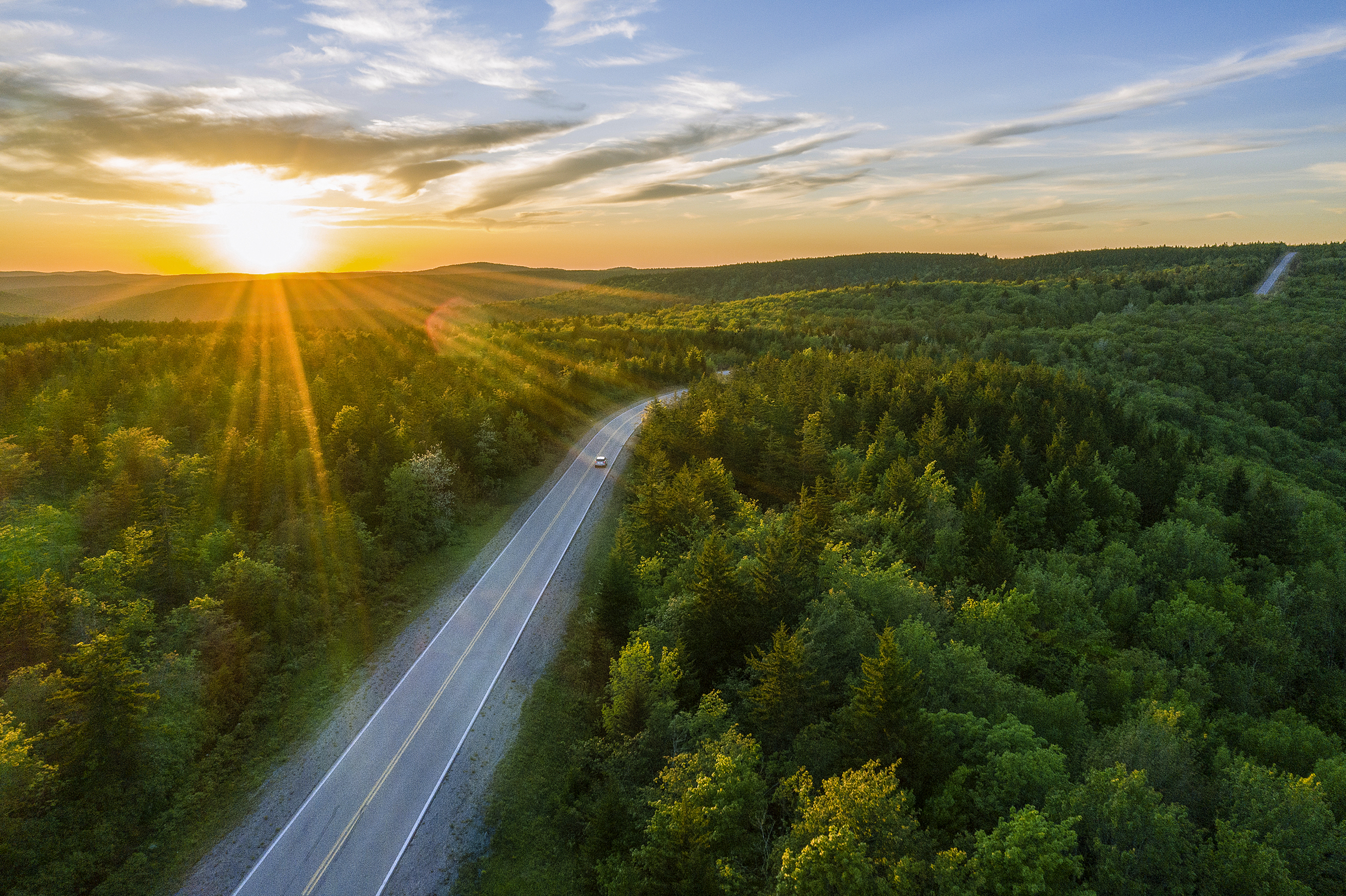 Eine Route durch die wundervolle Landschaft West Virginias