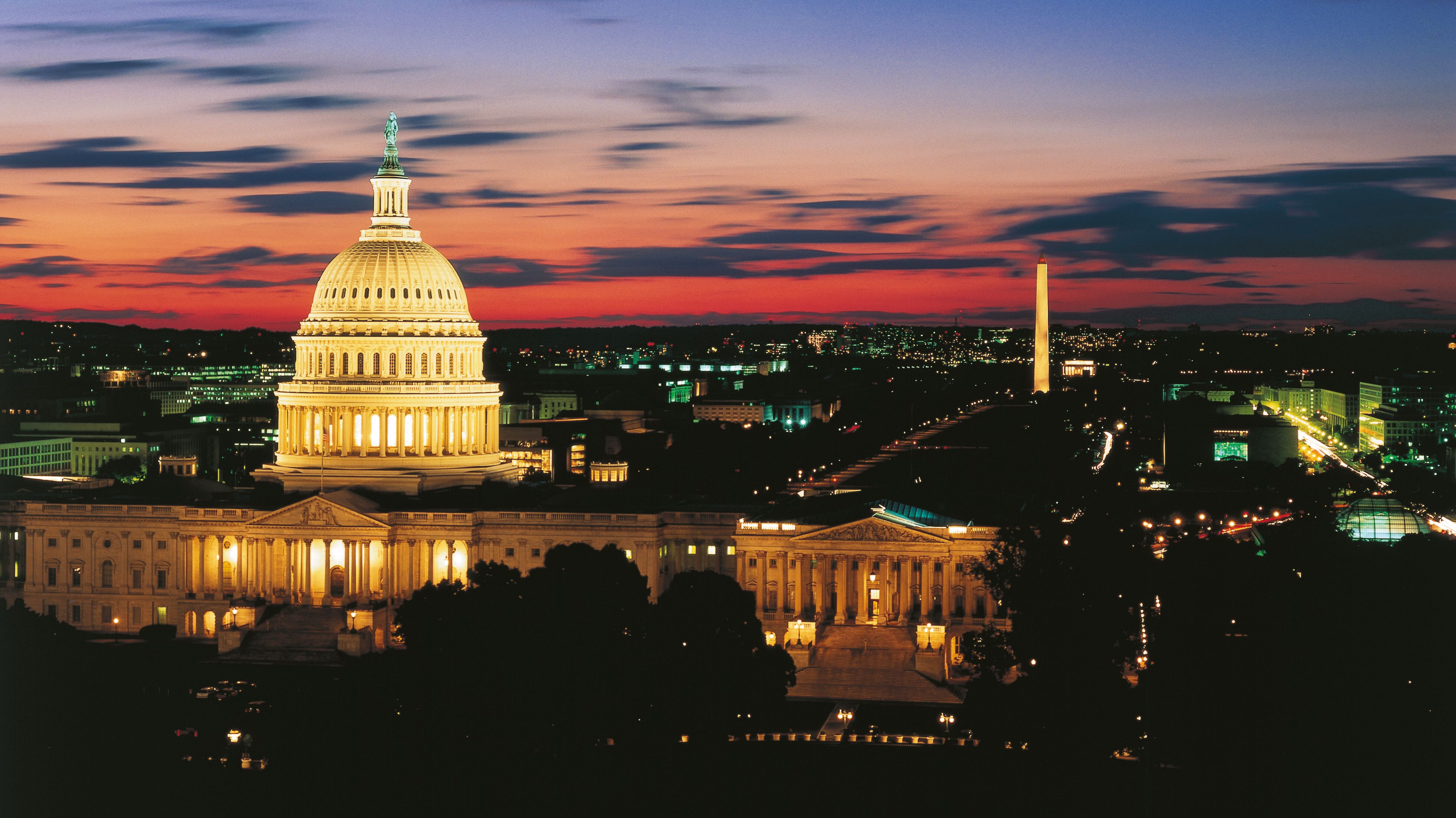 Das United States Capitol bei Nacht Das Kapitol der Vereinigten Staaten bei Nacht