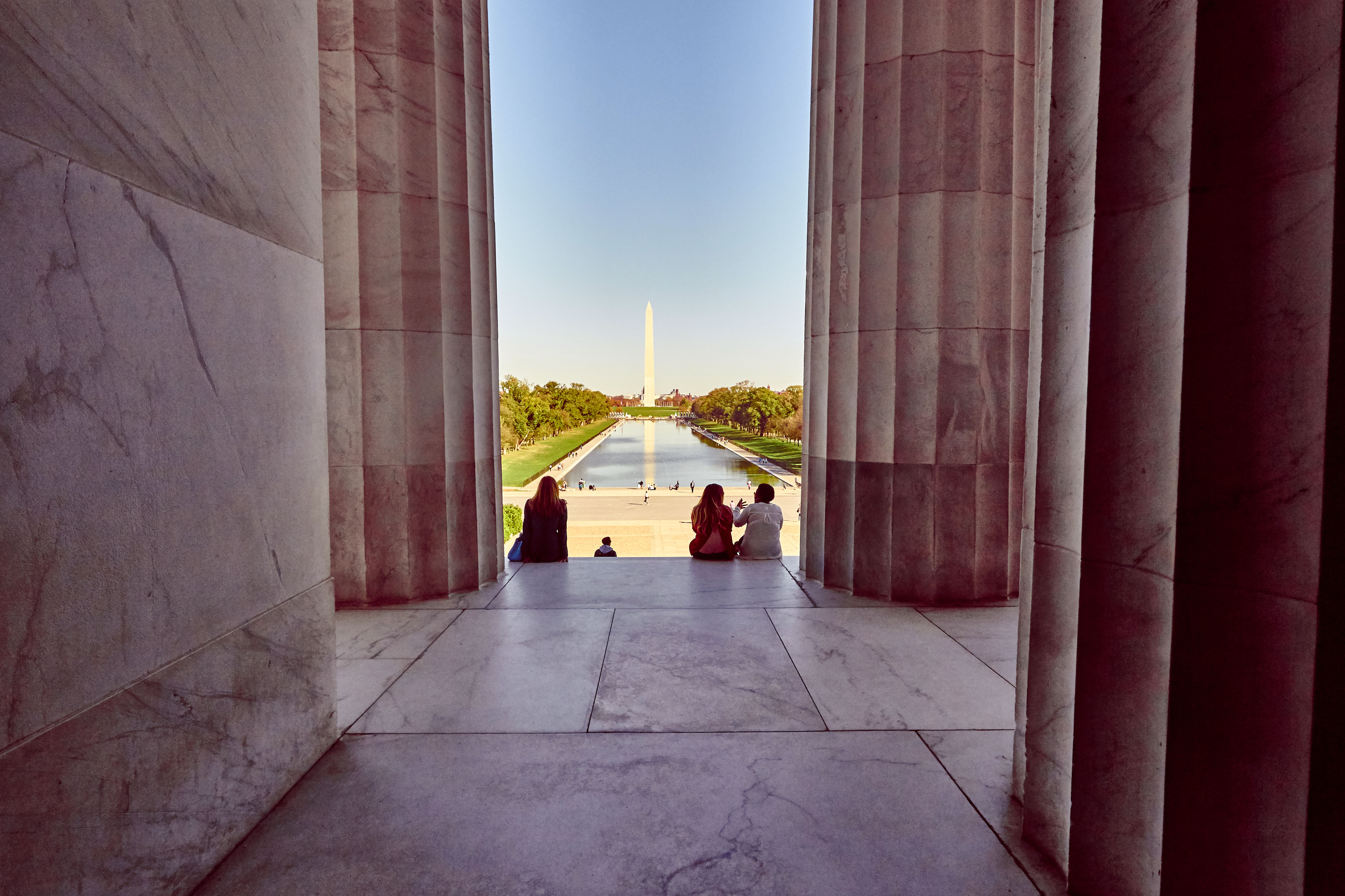 Das Lincoln Memorial ist ein Denkmal zu Ehren Abraham Lincolns, dem 16. PrÃ¤sidenten der Vereinigten Staaten von Amerika