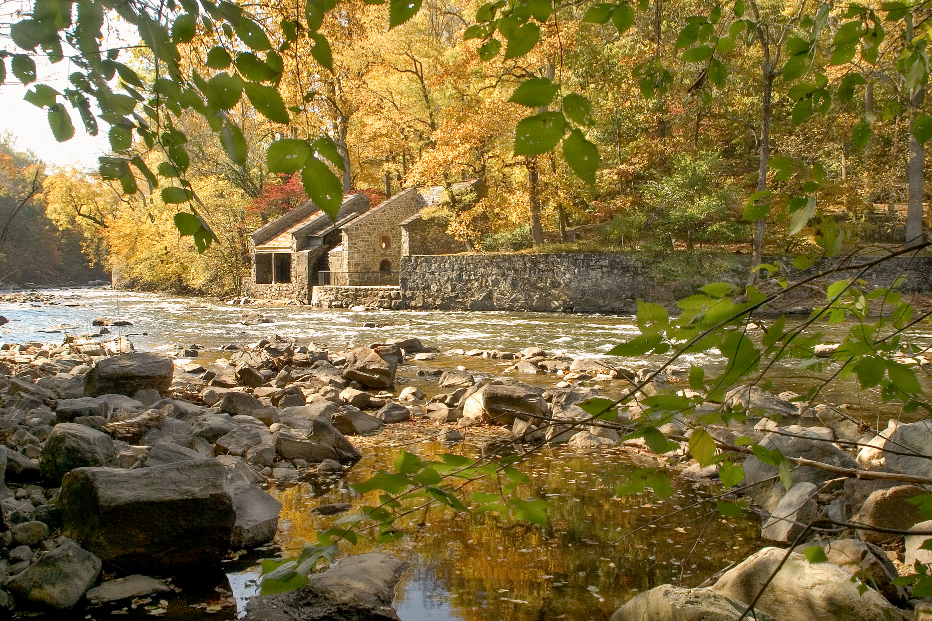 Aussicht am Hagley Museum in Wilmington, Delaware