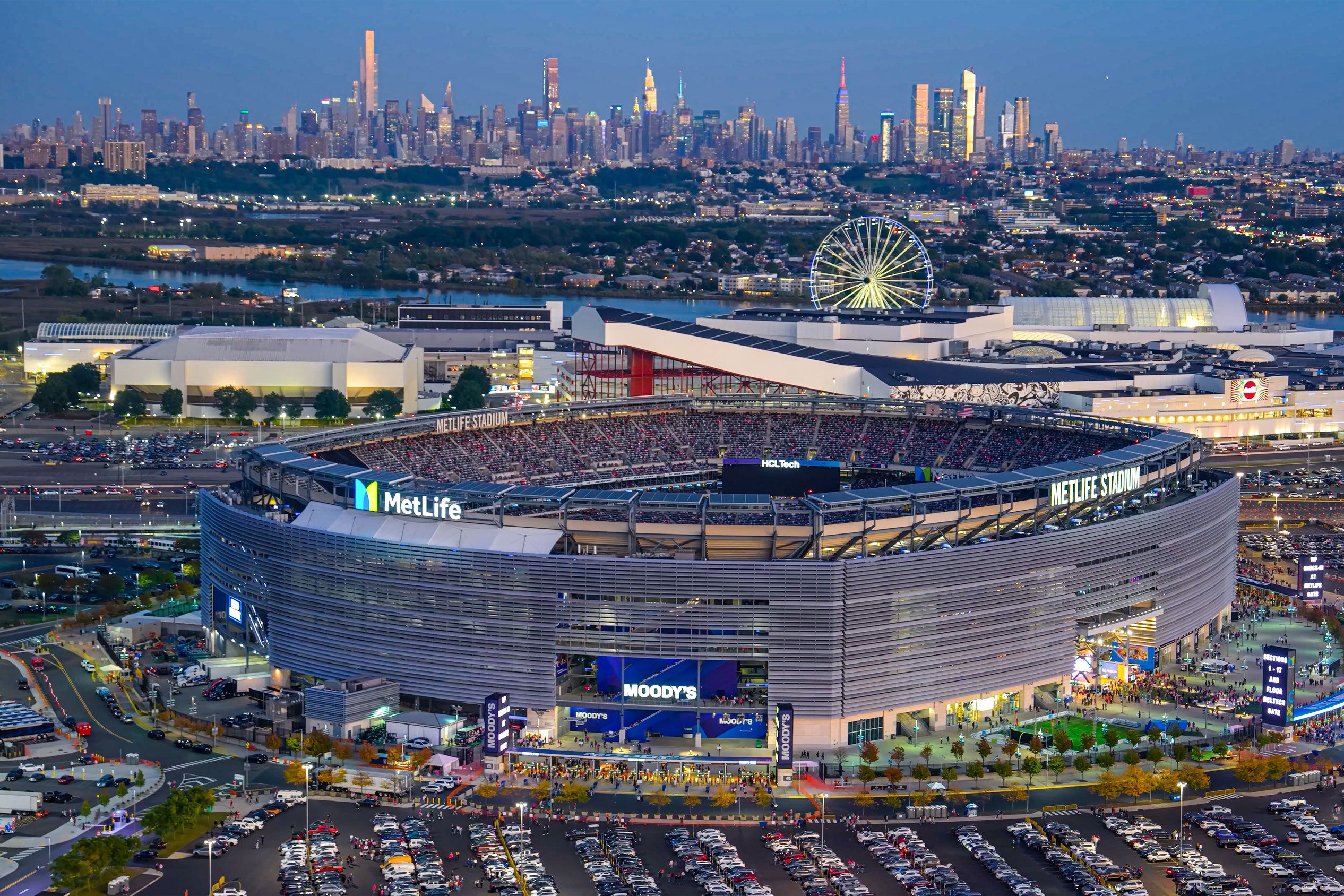 WM Stadium MetLife Stadium in East Rutherford in New Jersey