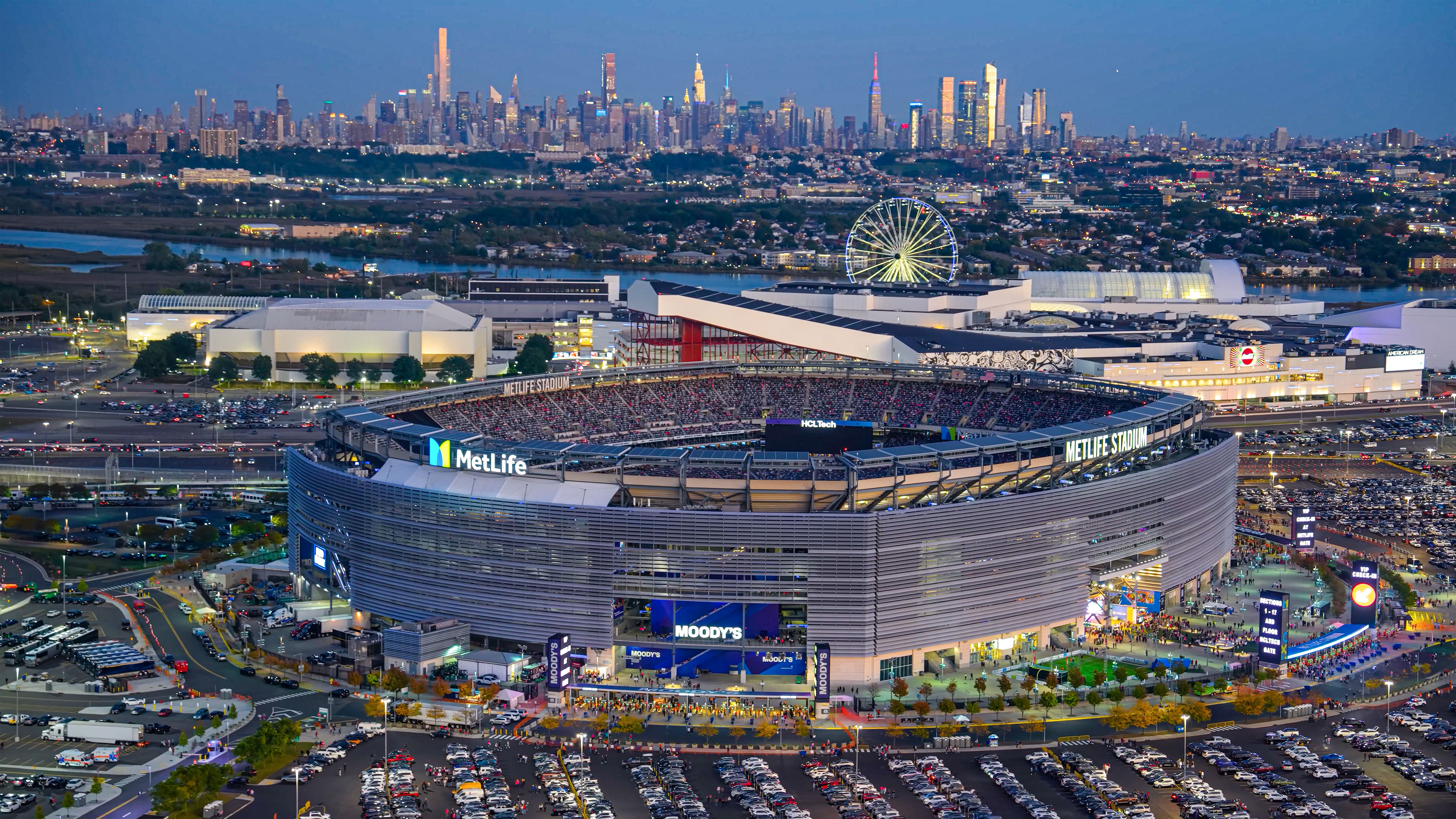 WM Stadium MetLife Stadium in East Rutherford in New Jersey
