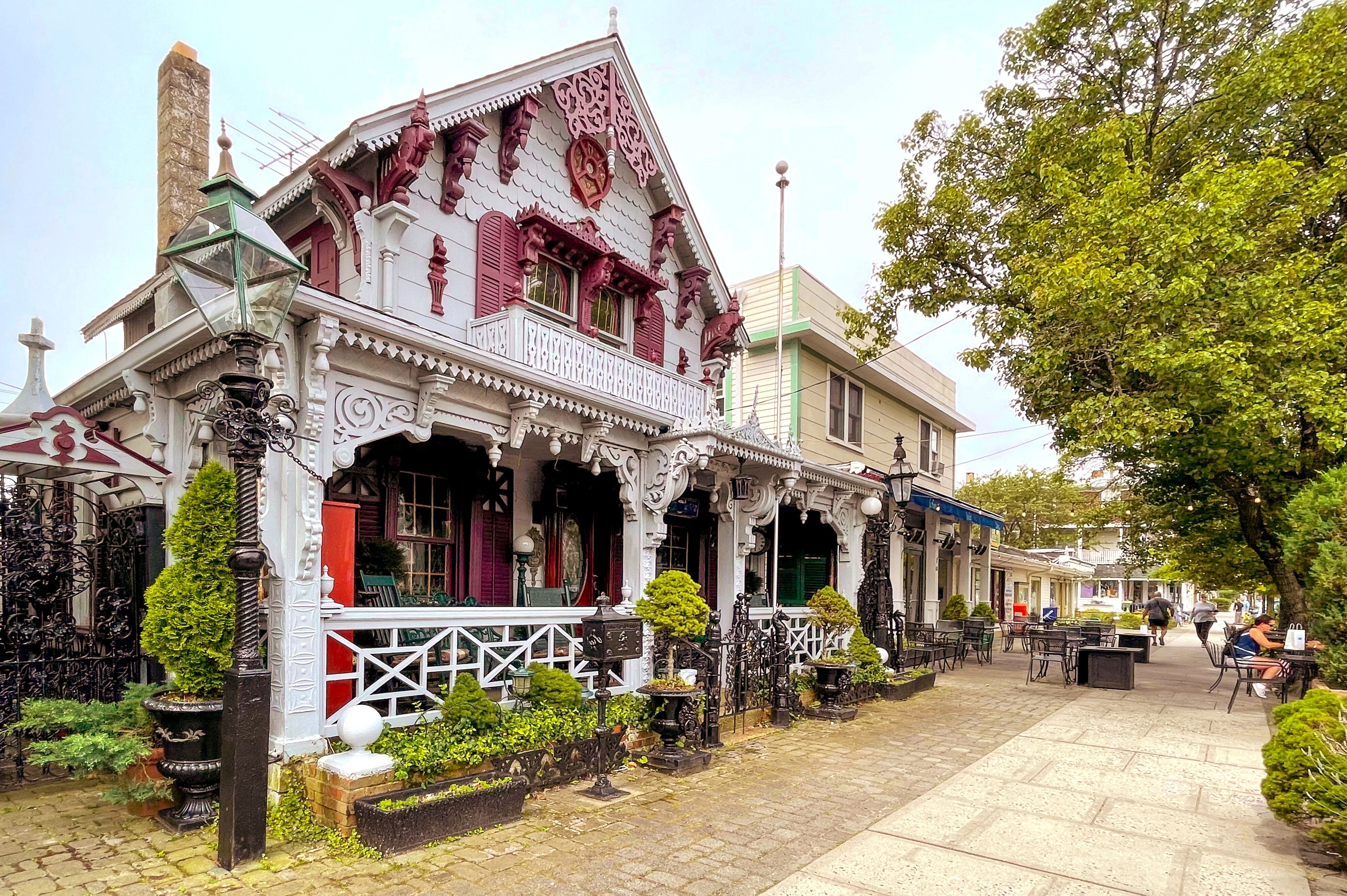 Viktorianische Häuser in Ocean Grove