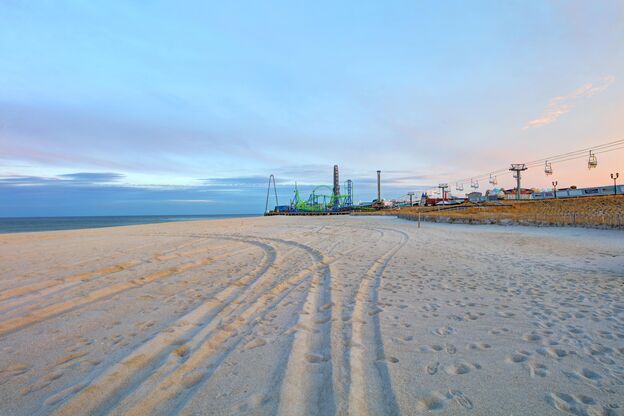 Schöner Strand in Seaside Heights Schöner Strand in Seaside Heights