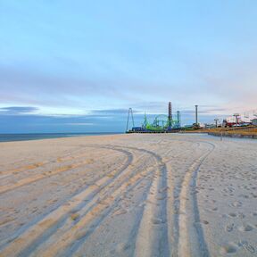 Schöner Strand in Seaside Heights