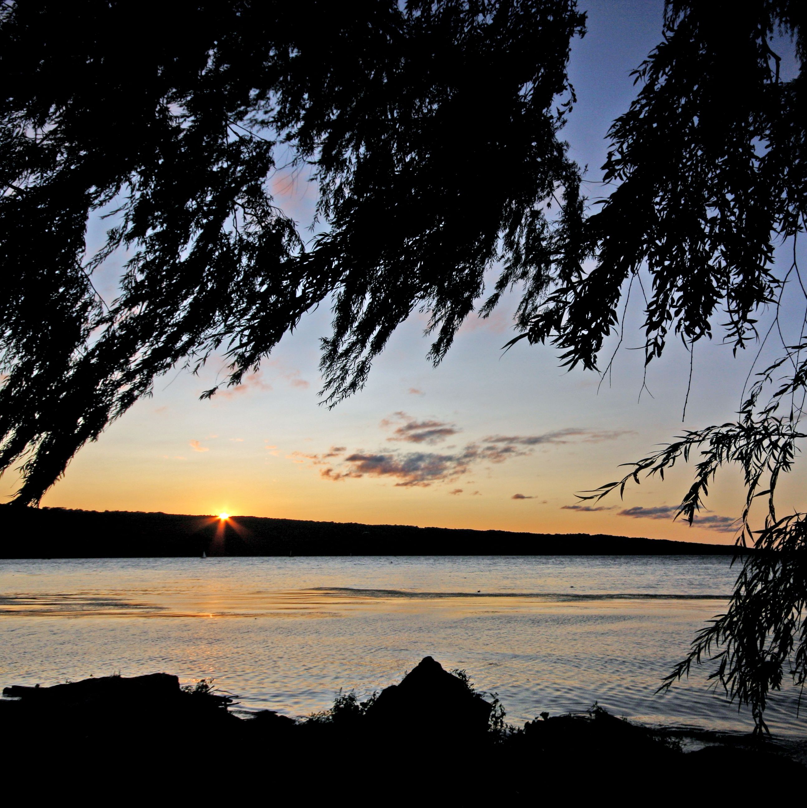 Abendstimmung am Cayuga Lake