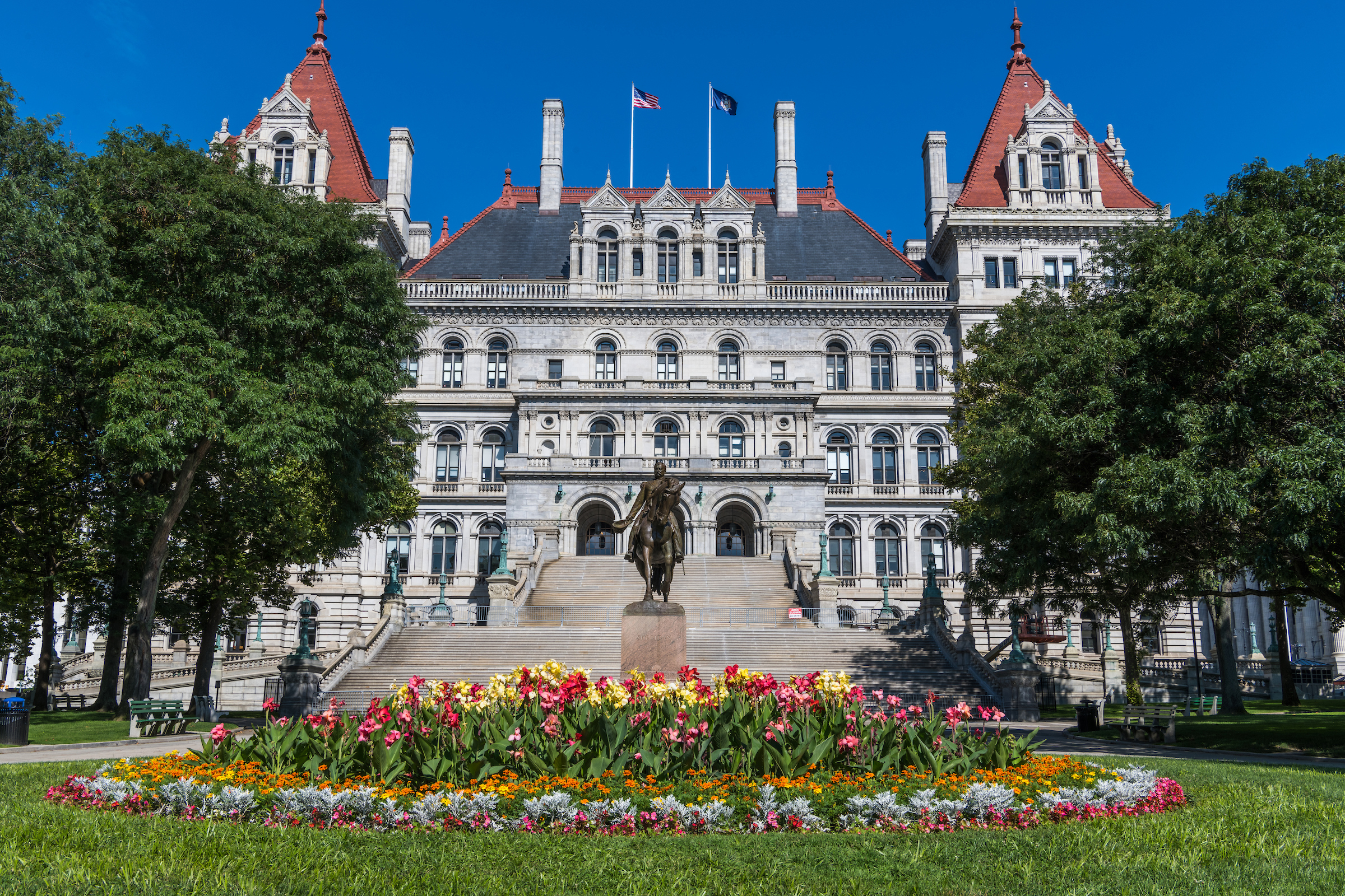 Das New York State Capitol in Albany