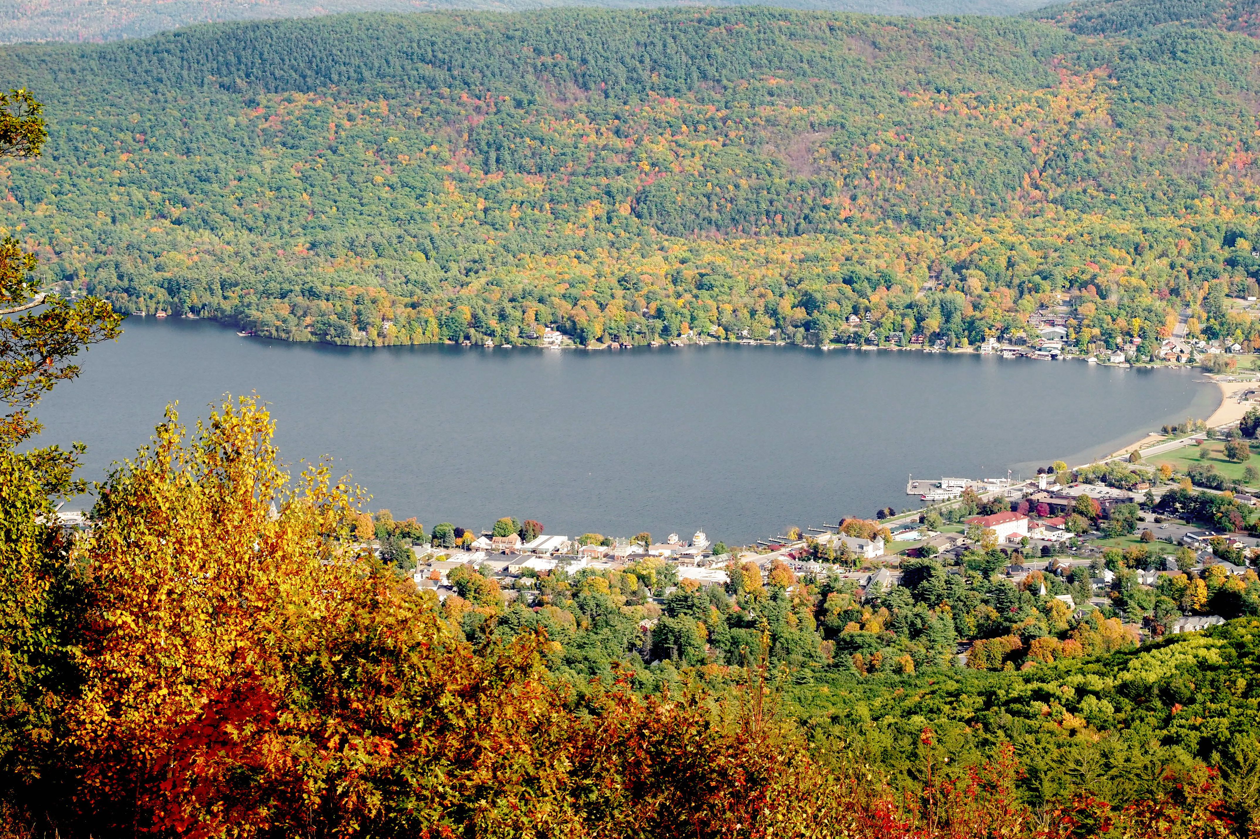 Panoramablick über den Prospect Mountian in New York