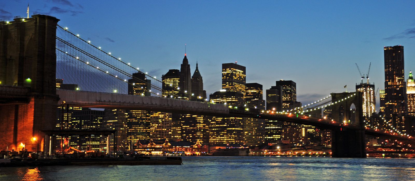 Brooklyn Birdge bei Nacht