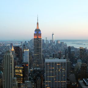 Abendlicher Blick über Manhattan