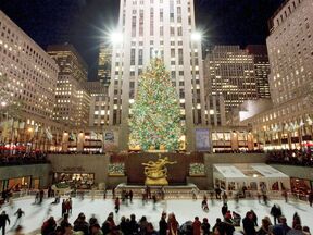 Eislaufbahn am Rockefeller Center