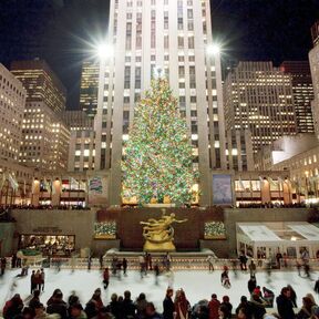 Eislaufbahn am Rockefeller Center