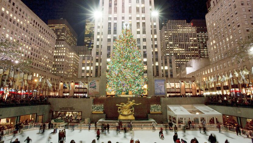 Eislaufbahn am Rockefeller Center Eislaufbahn am Rockefeller Center