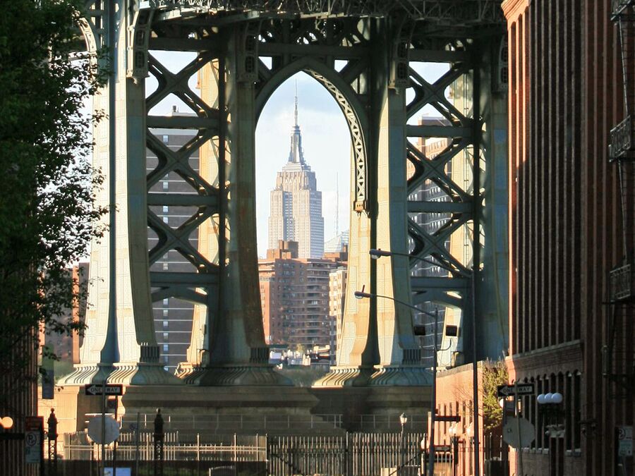 Blick auf die Manhattan Bridge