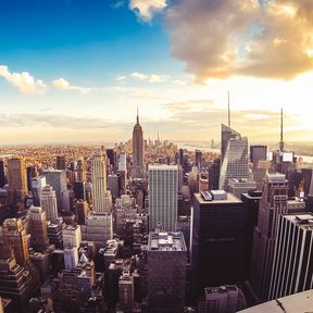 Die Skyline von New York City