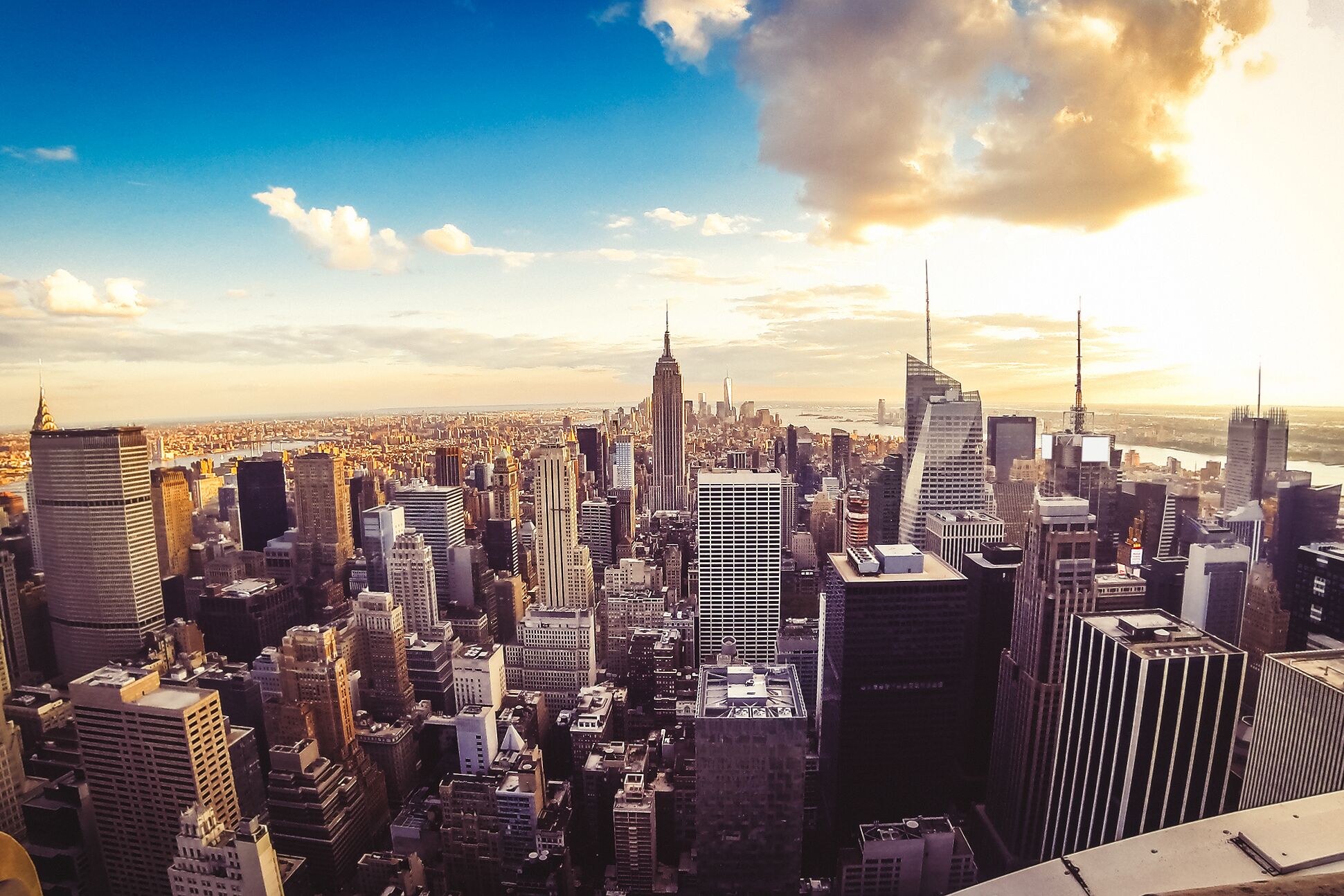 Die Skyline von New York City