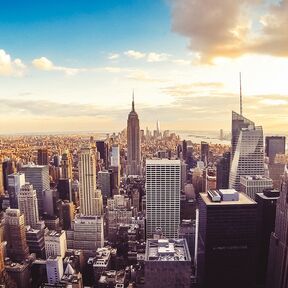 Die Skyline von New York City