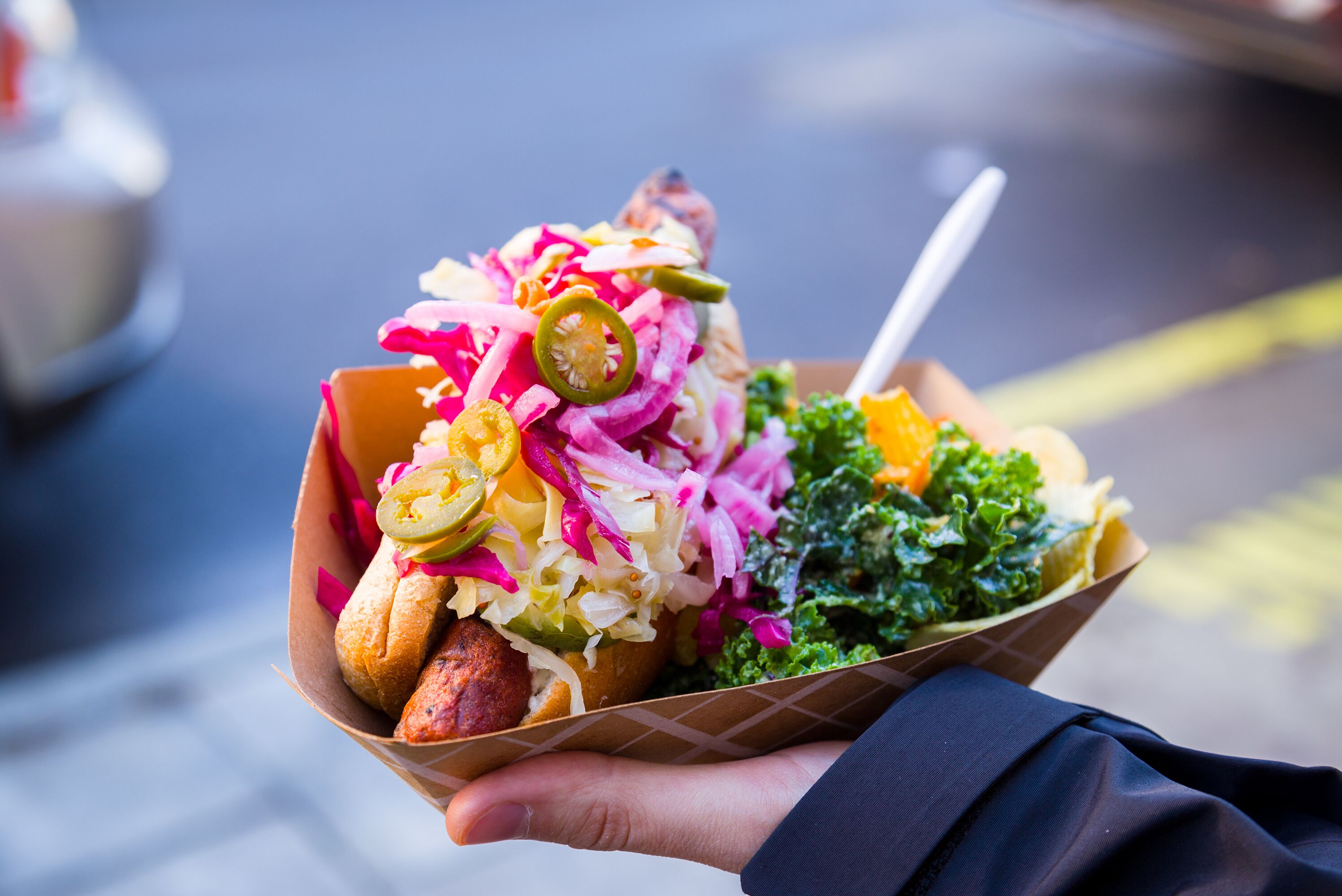 Veganes Streetfood in New York City