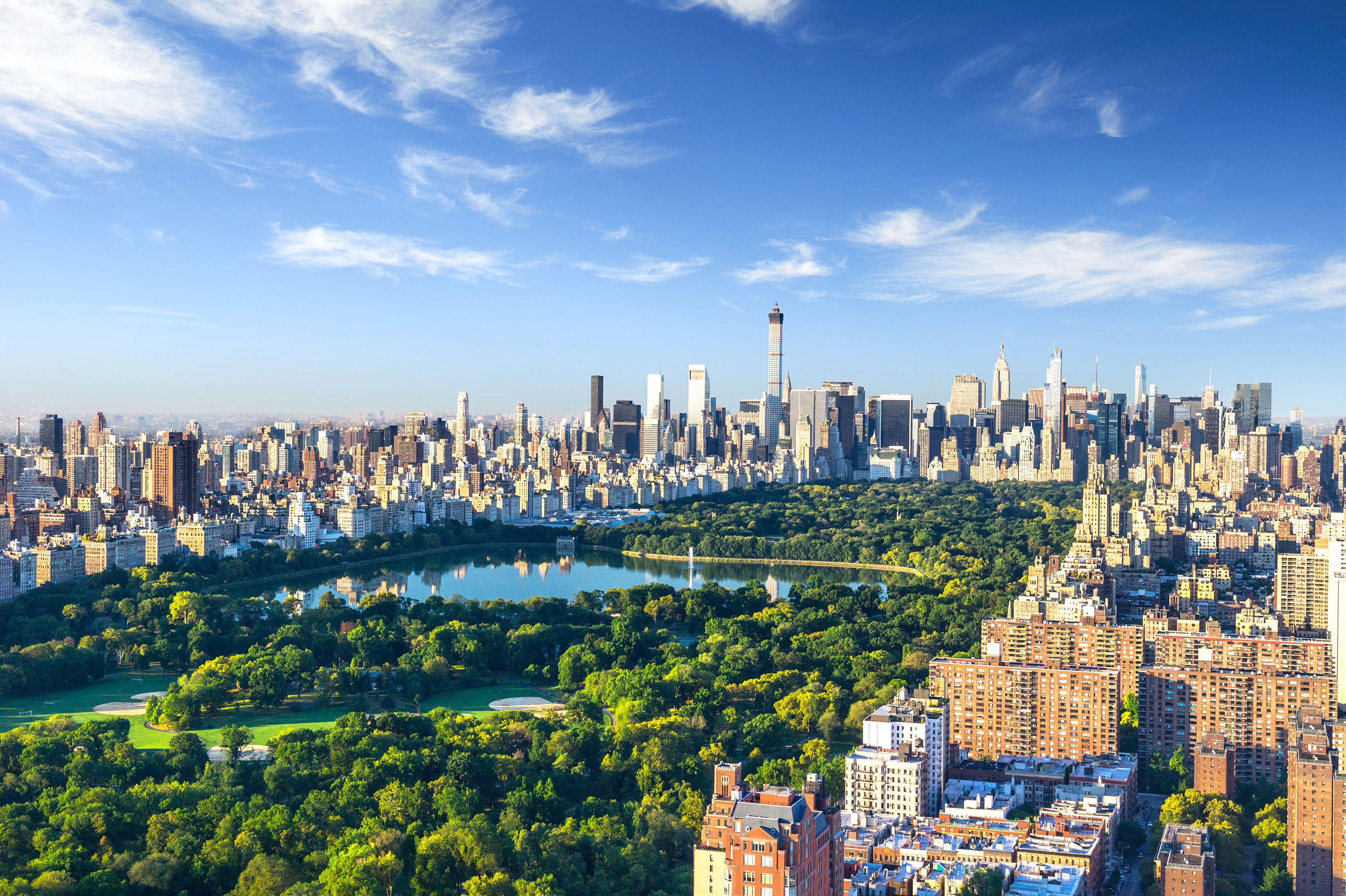 WunderschÃ¶ner Blick Ã¼ber Manhattan und den Central Park