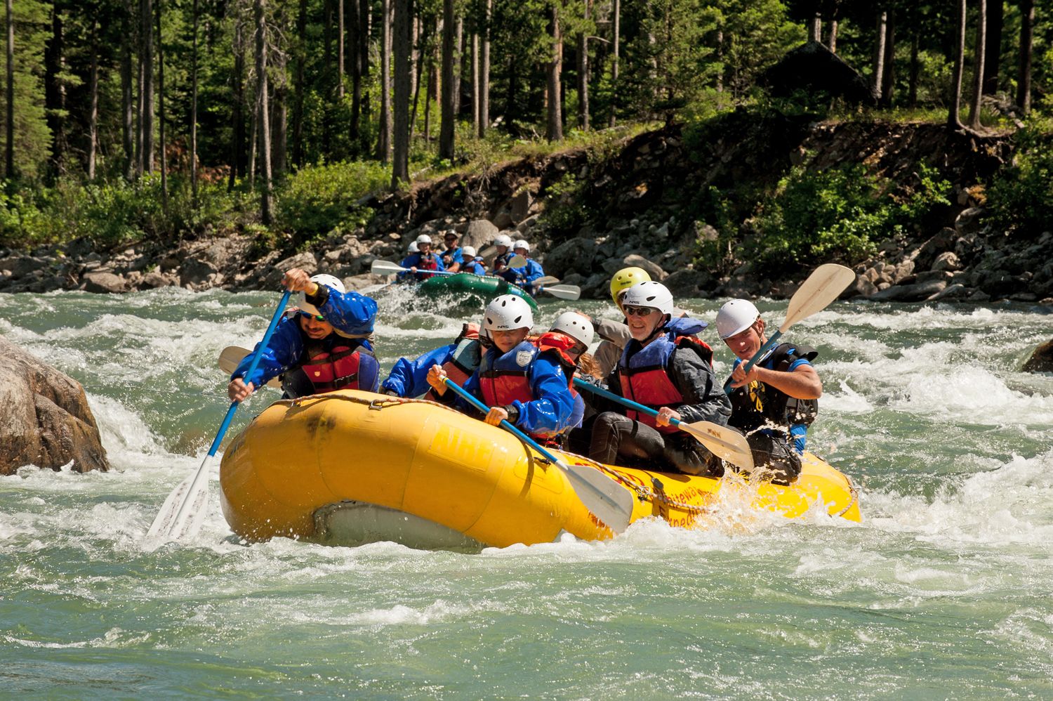 Rafting auf dem Gallatin River