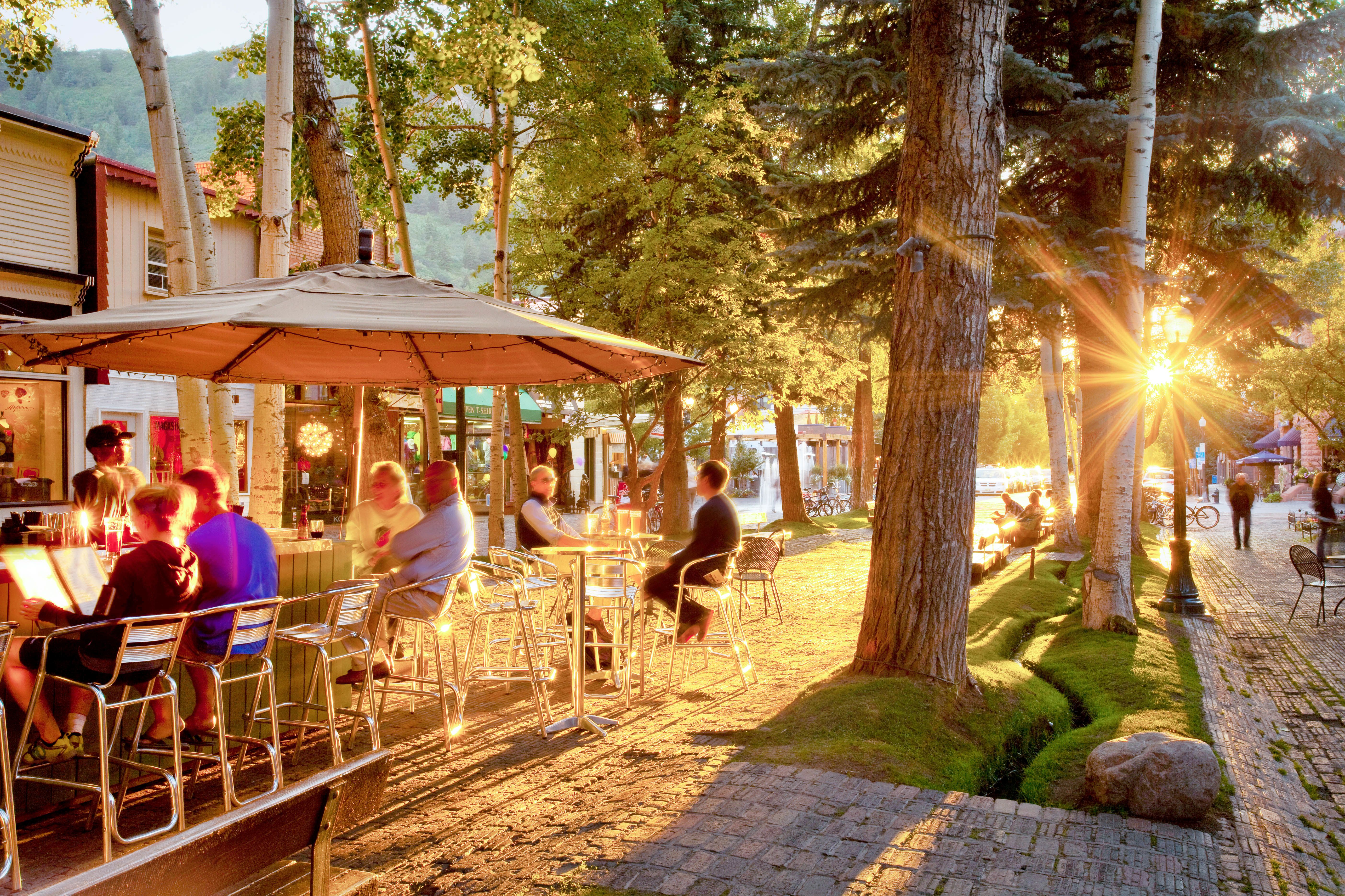 Al Fresco Dining - Essen im Freien ist in Aspen ein Muss