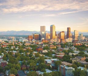 Die Skyline von Denver