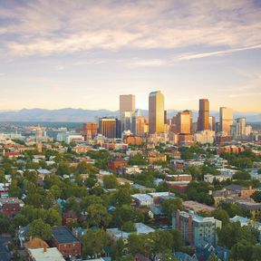 Die Skyline von Denver