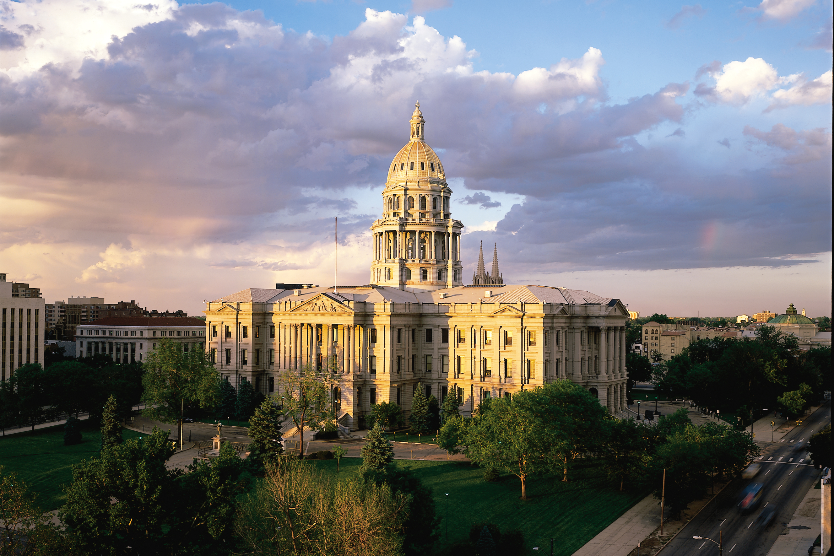 Blick auf das Denver State Capitol