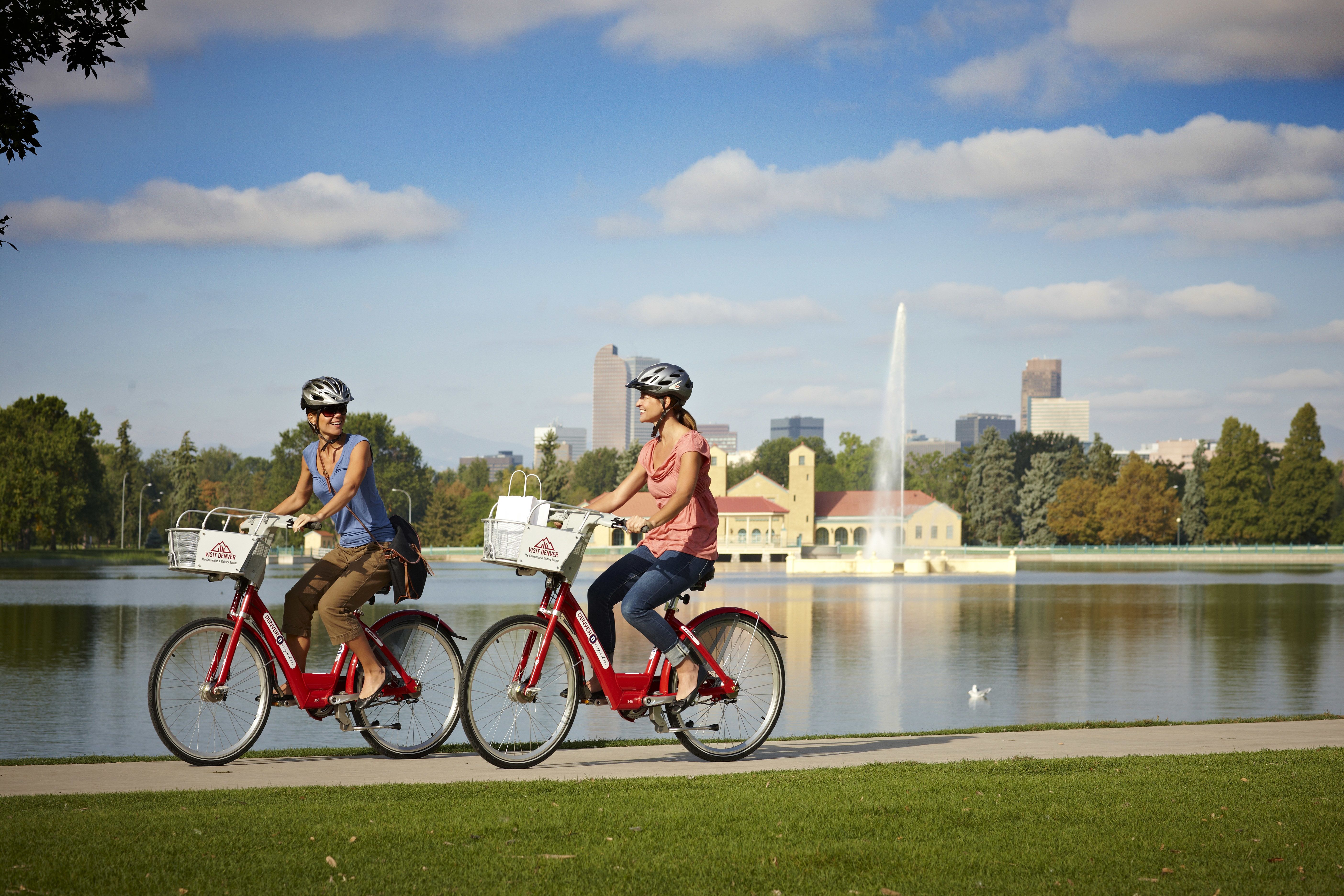 Fahrradfahren in Denver, Colorado